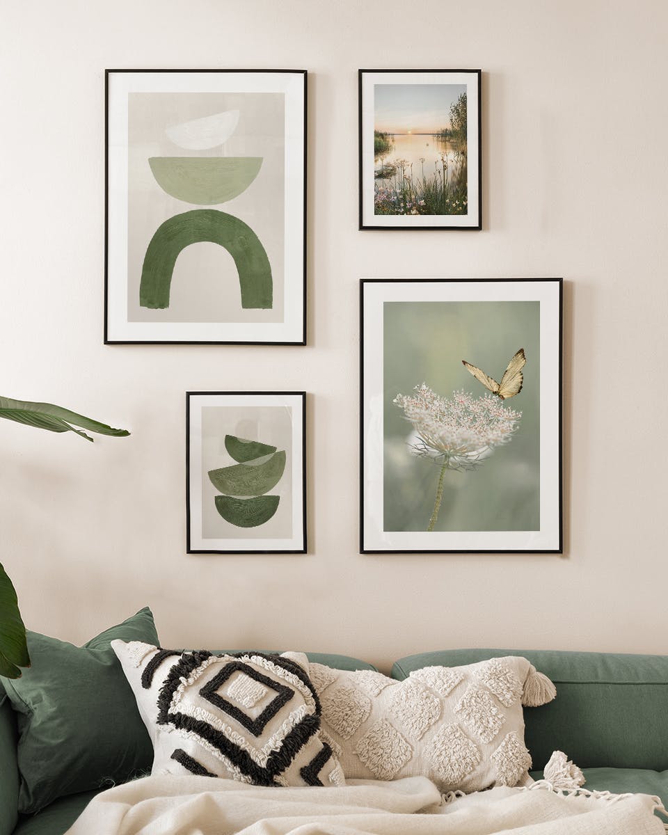 Green Harmony Posterset (ONE SIZE) - Poster Store