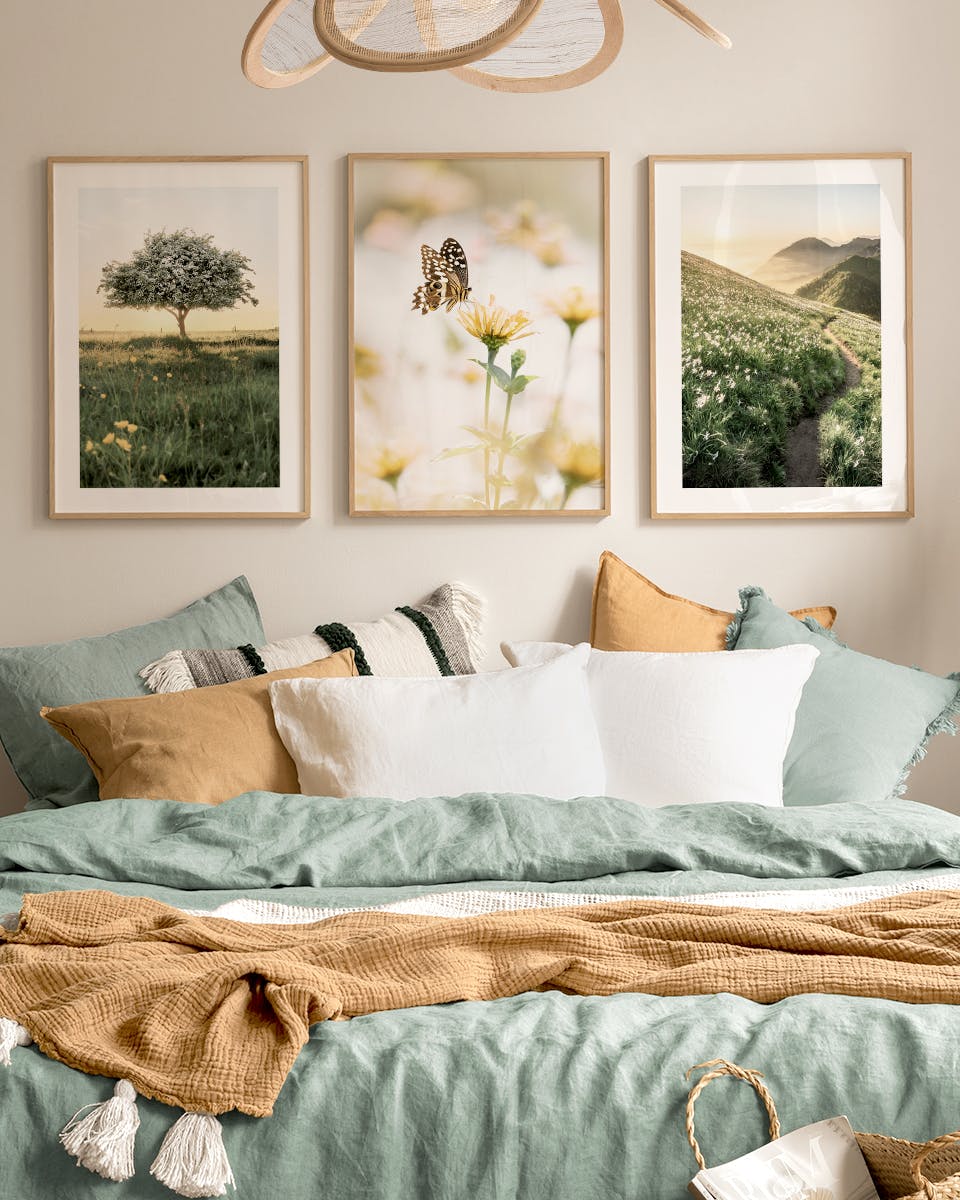 Golden Nature Posterset (50x70 cm) - Poster Store