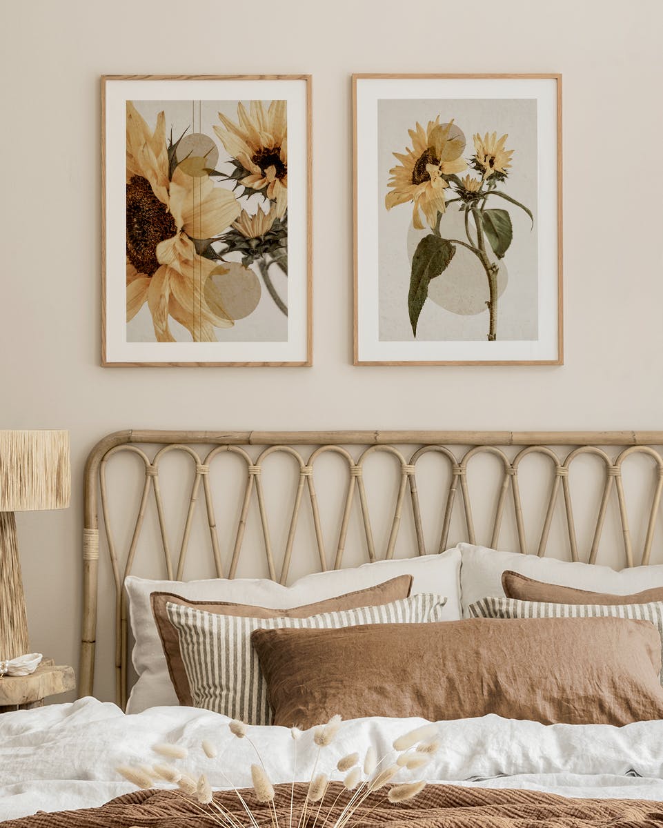 Lot de posters Duo Tournesol (50x70 cm) - Poster Store