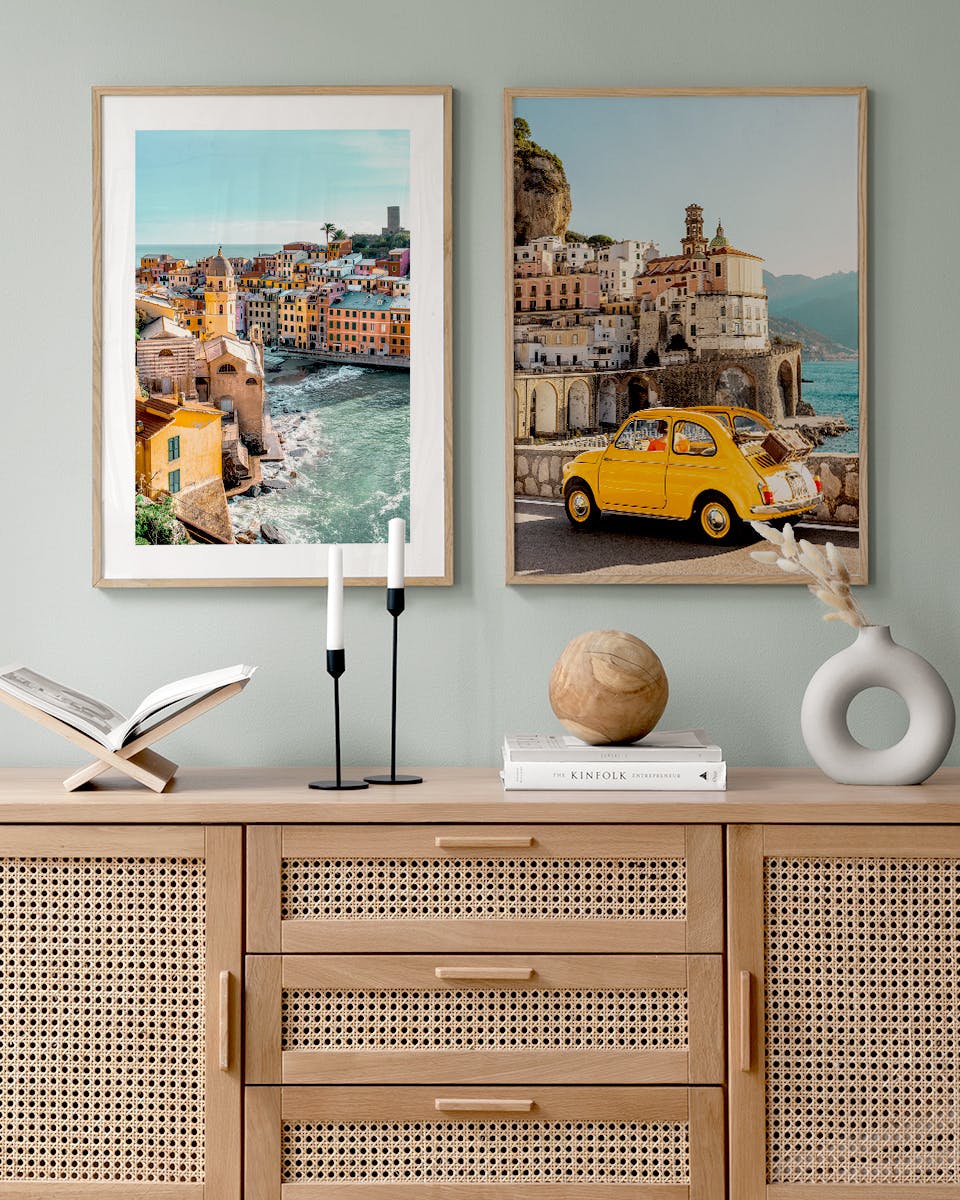 Amalfi View Duo Posterset (50x70 cm) - Poster Store