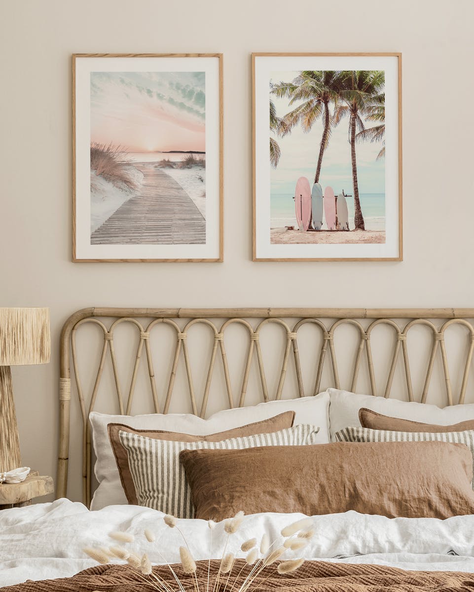 Lot de Posters Pastel Surf Duo (30x40 cm) - Poster Store