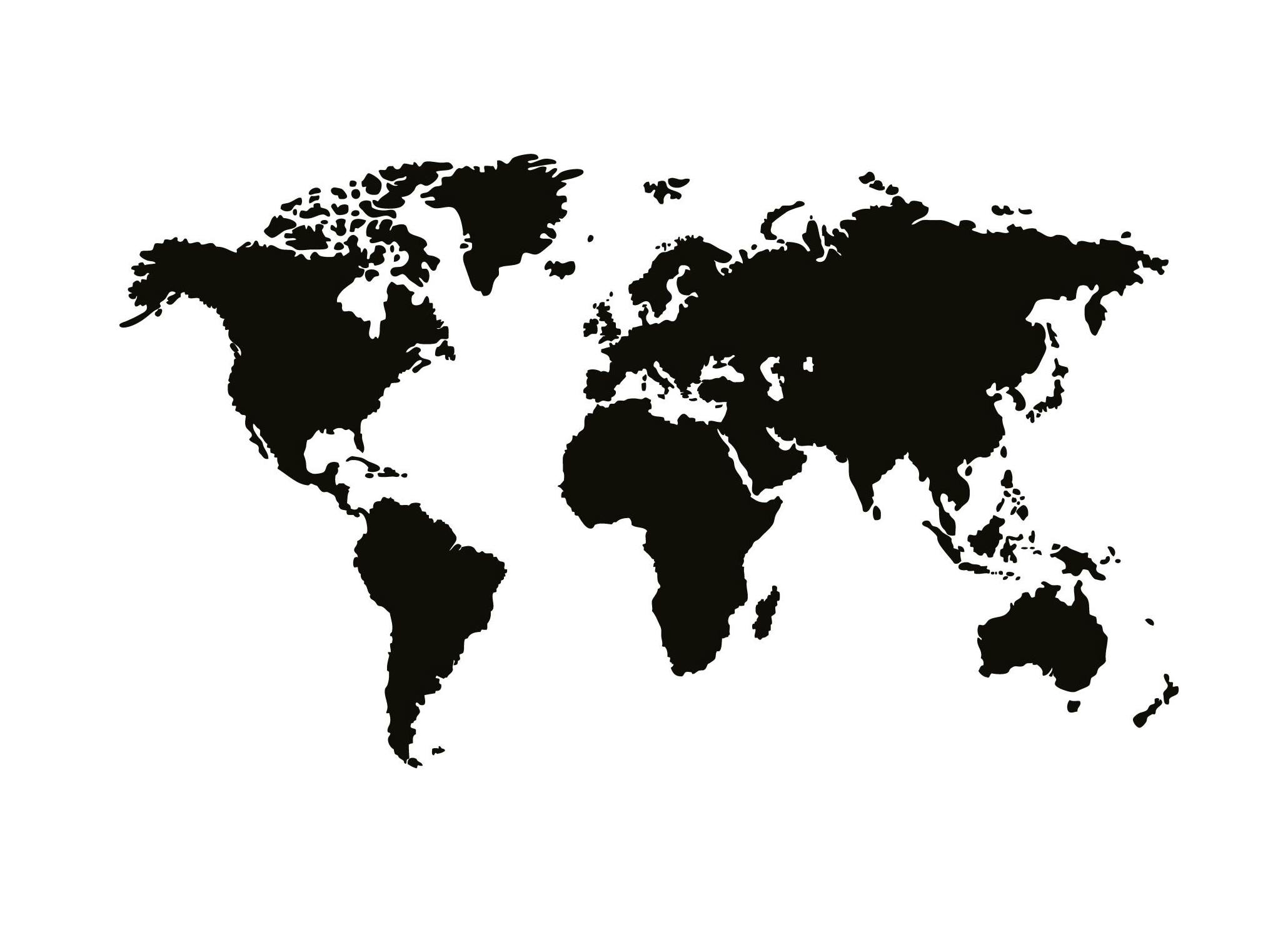 Plakat Mapa Świata (30x40 cm) - Poster Store