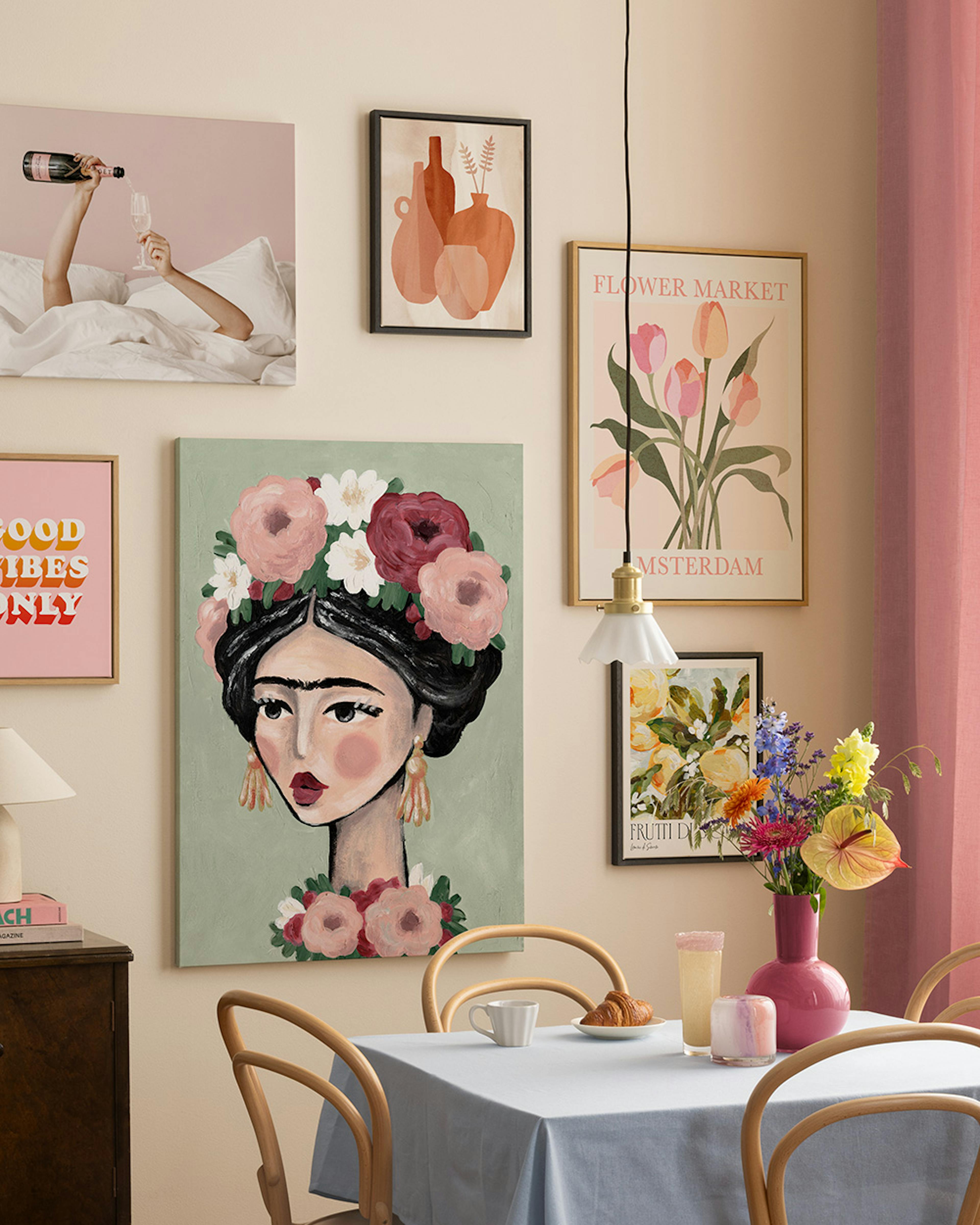 Colorful whimsy bilderwand