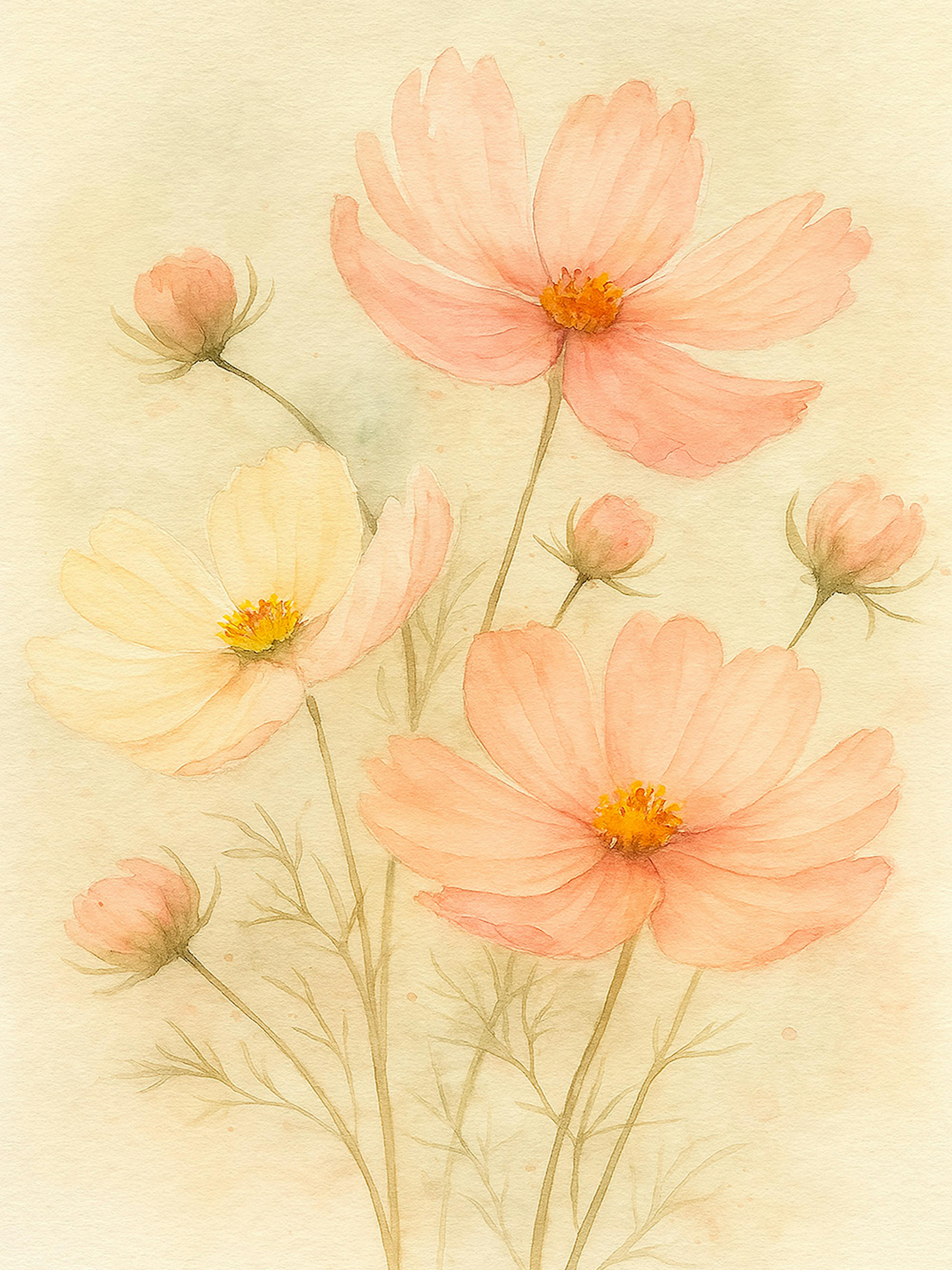 Kosmosblumen Poster thumbnail