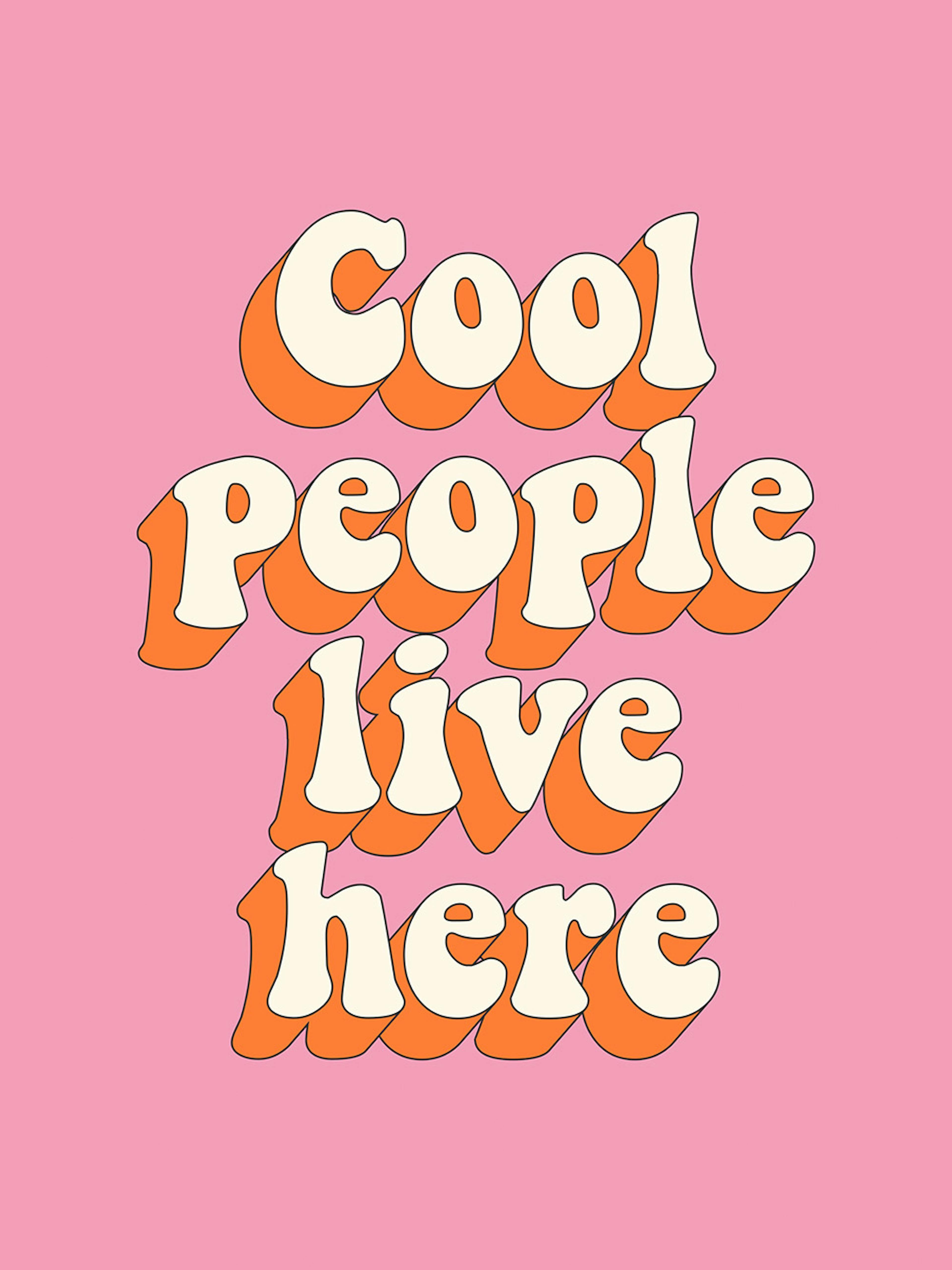 Cool People Plakat 0