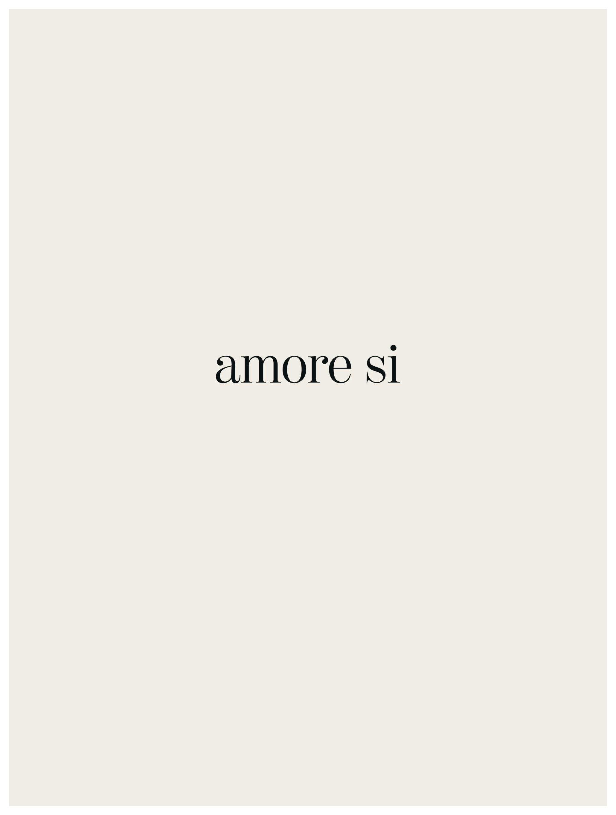 Amore Si Poster (21x30 cm) - Poster Store