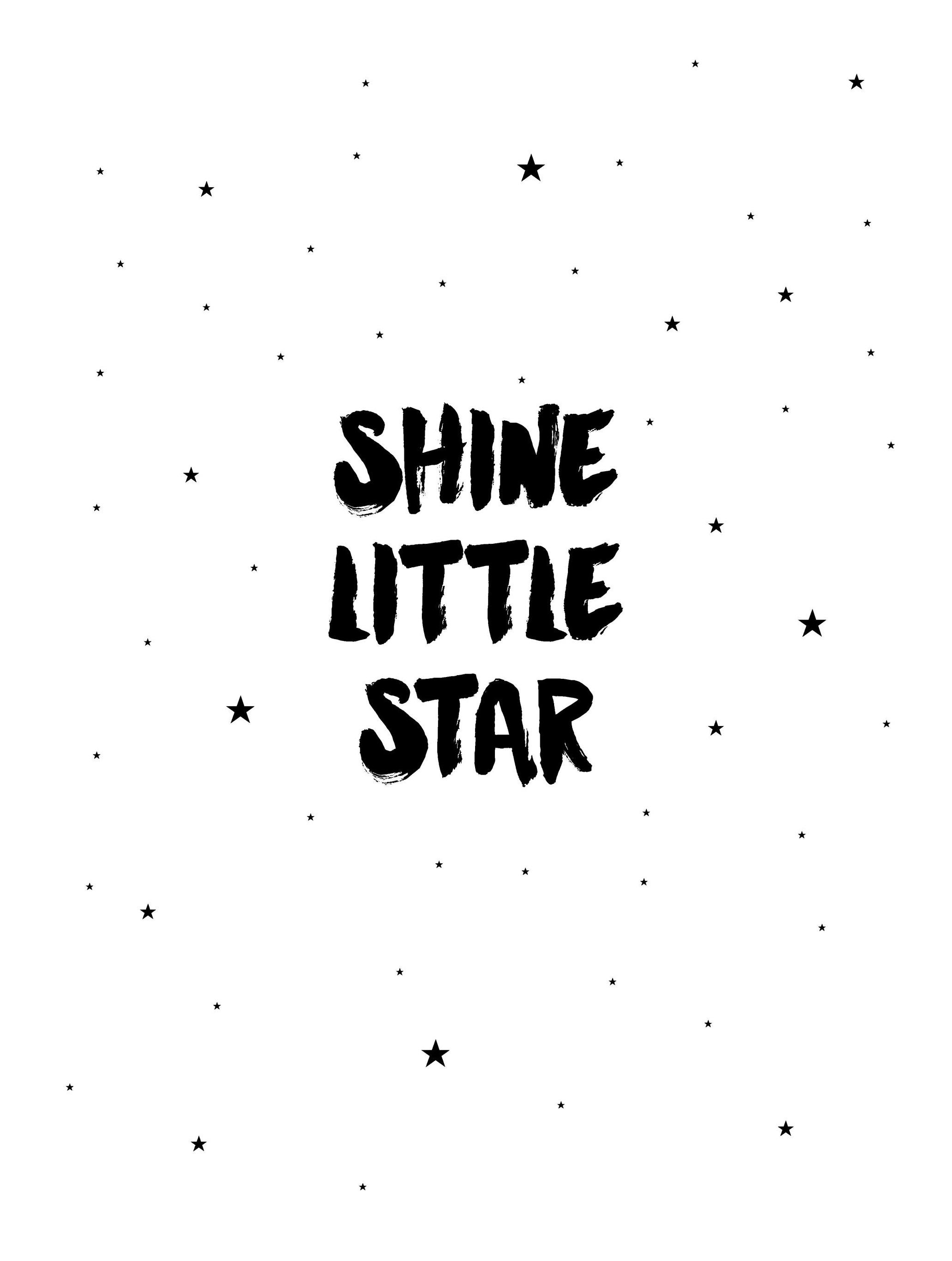 Shine Little Star, Posters (13x18 cm) - Poster Store