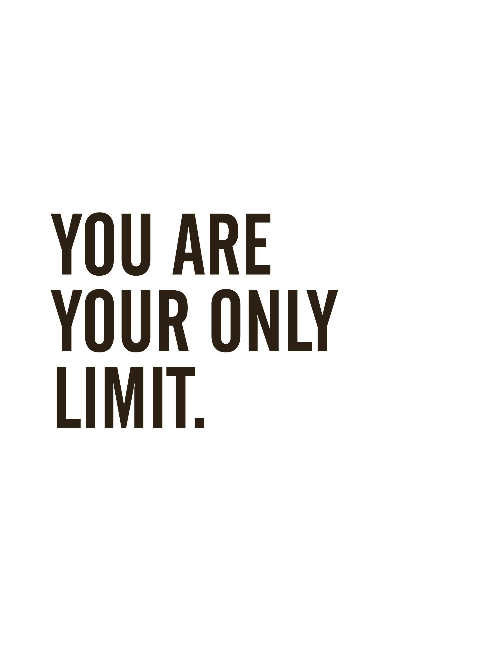 Only Limit Poster (30x40 cm) - Poster Store