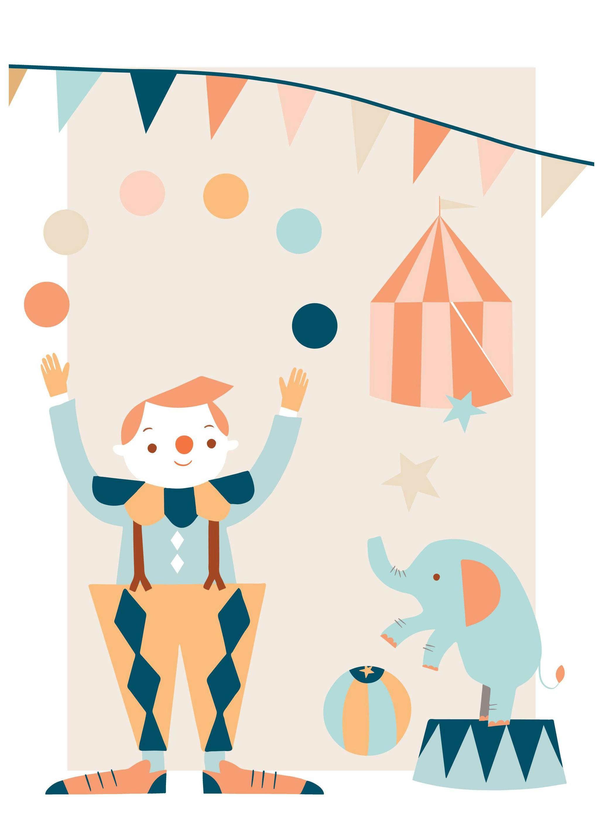 Petit Cirque Poster (21x30 cm) - Poster Store