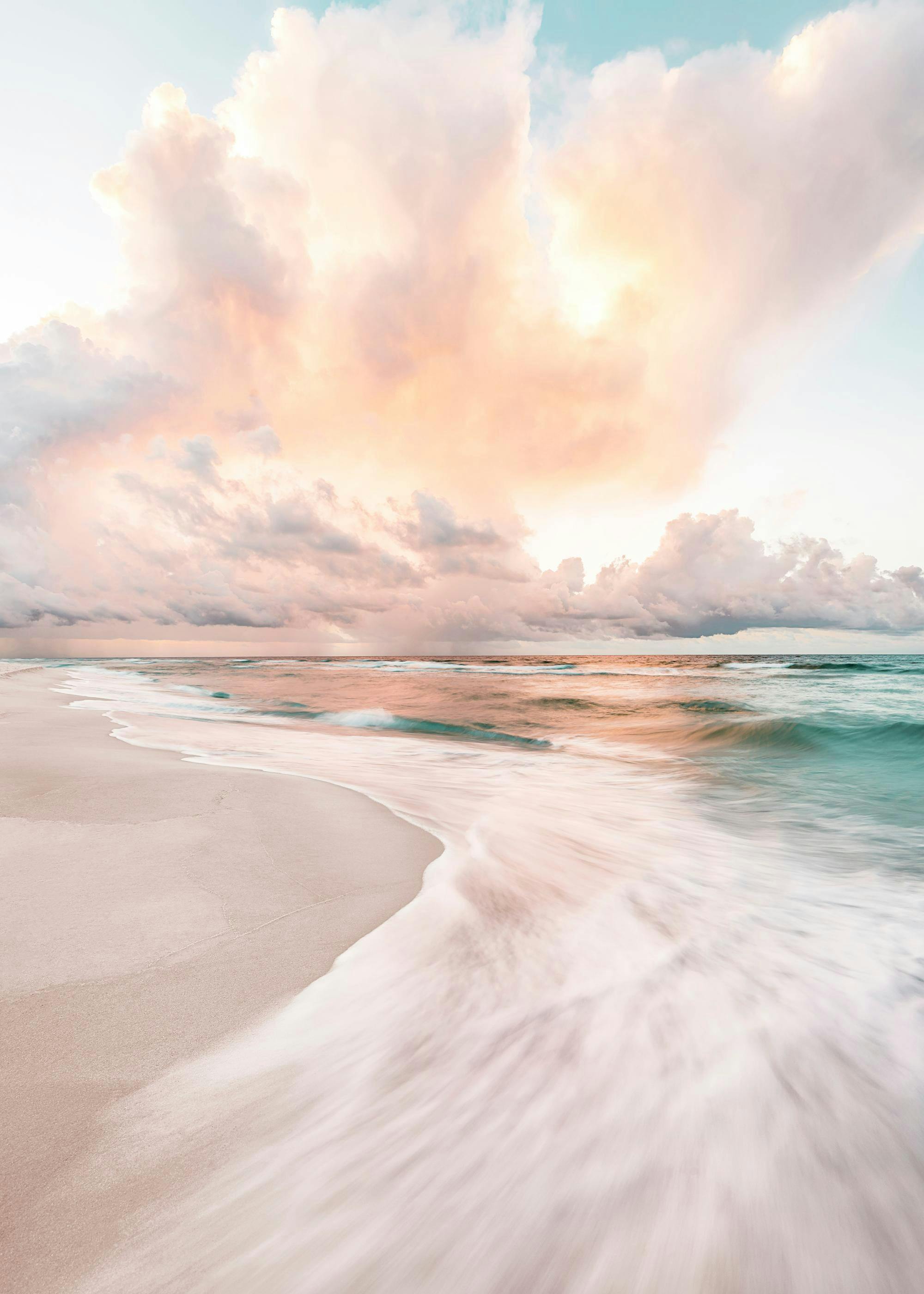 Tramonto sulla Spiaggia Poster 0