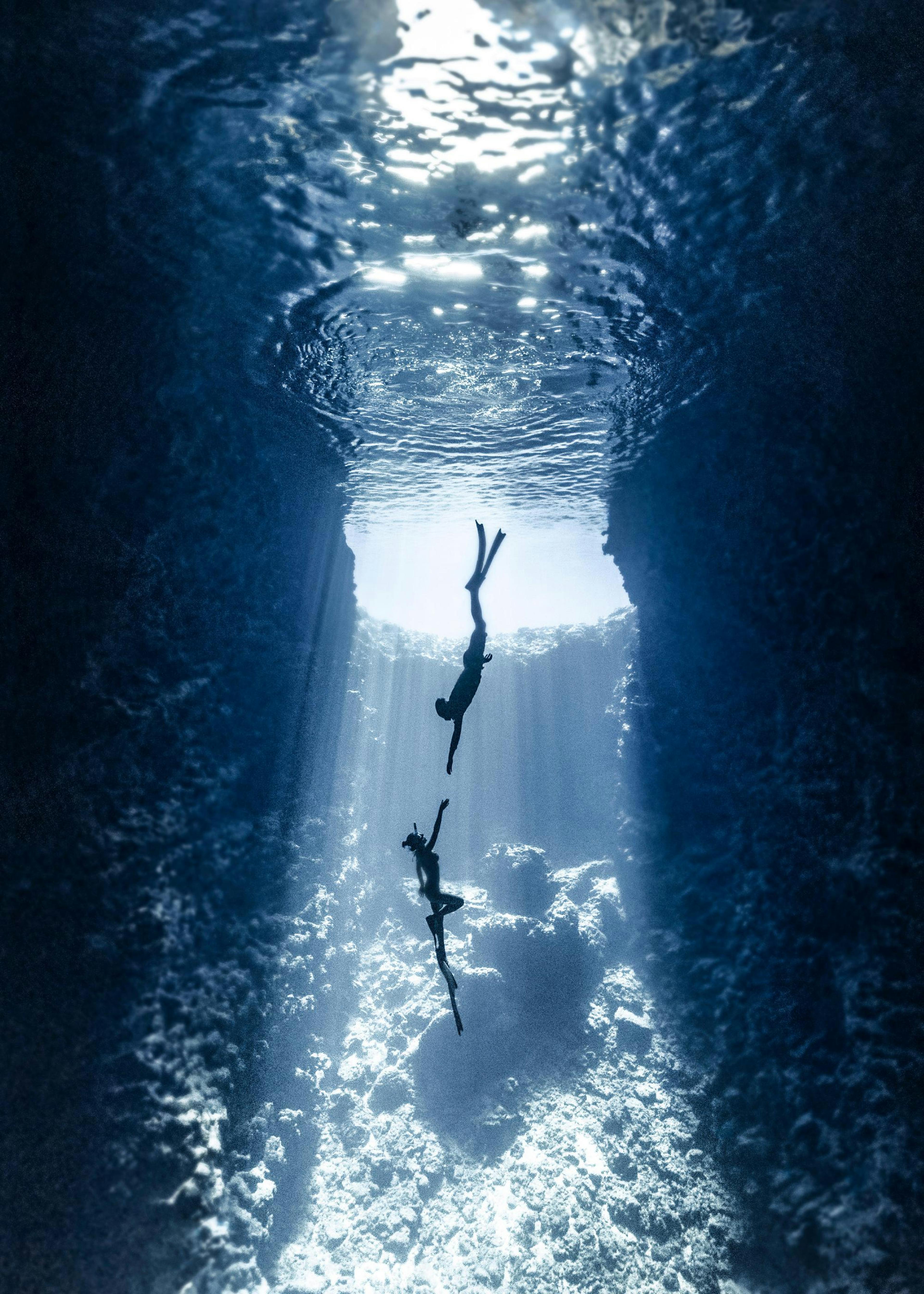 Diving Couple Poster 0