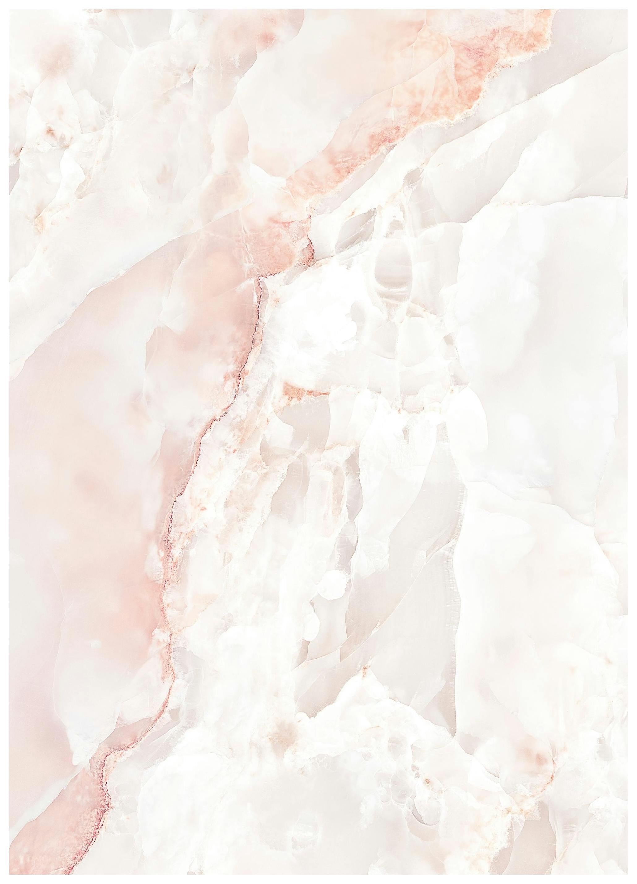 Roze Marmer Poster (50x70 cm) - Poster Store