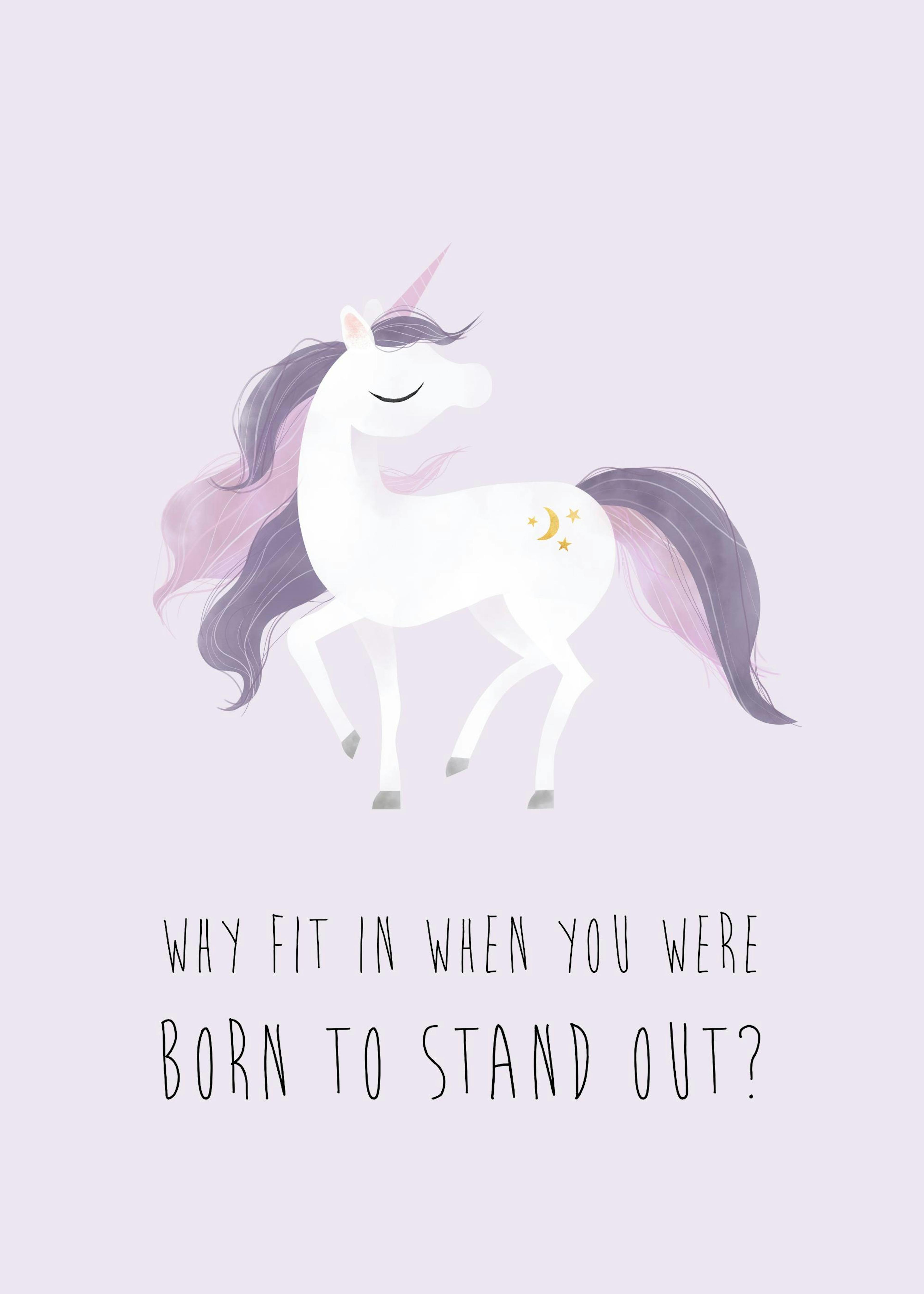 Born to Stand Out Plakat 0