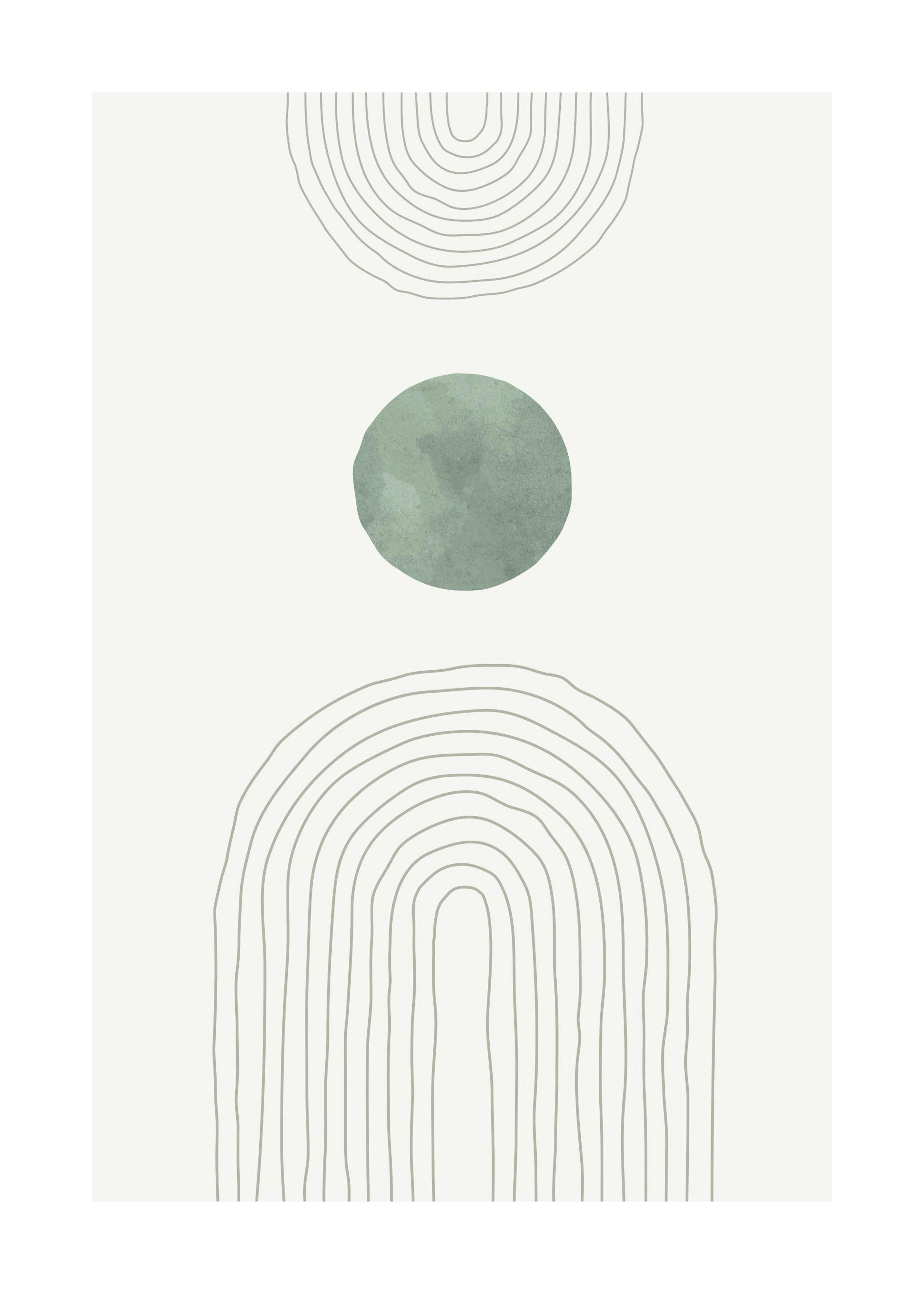 Green Arch Illustration No2 Poster 0