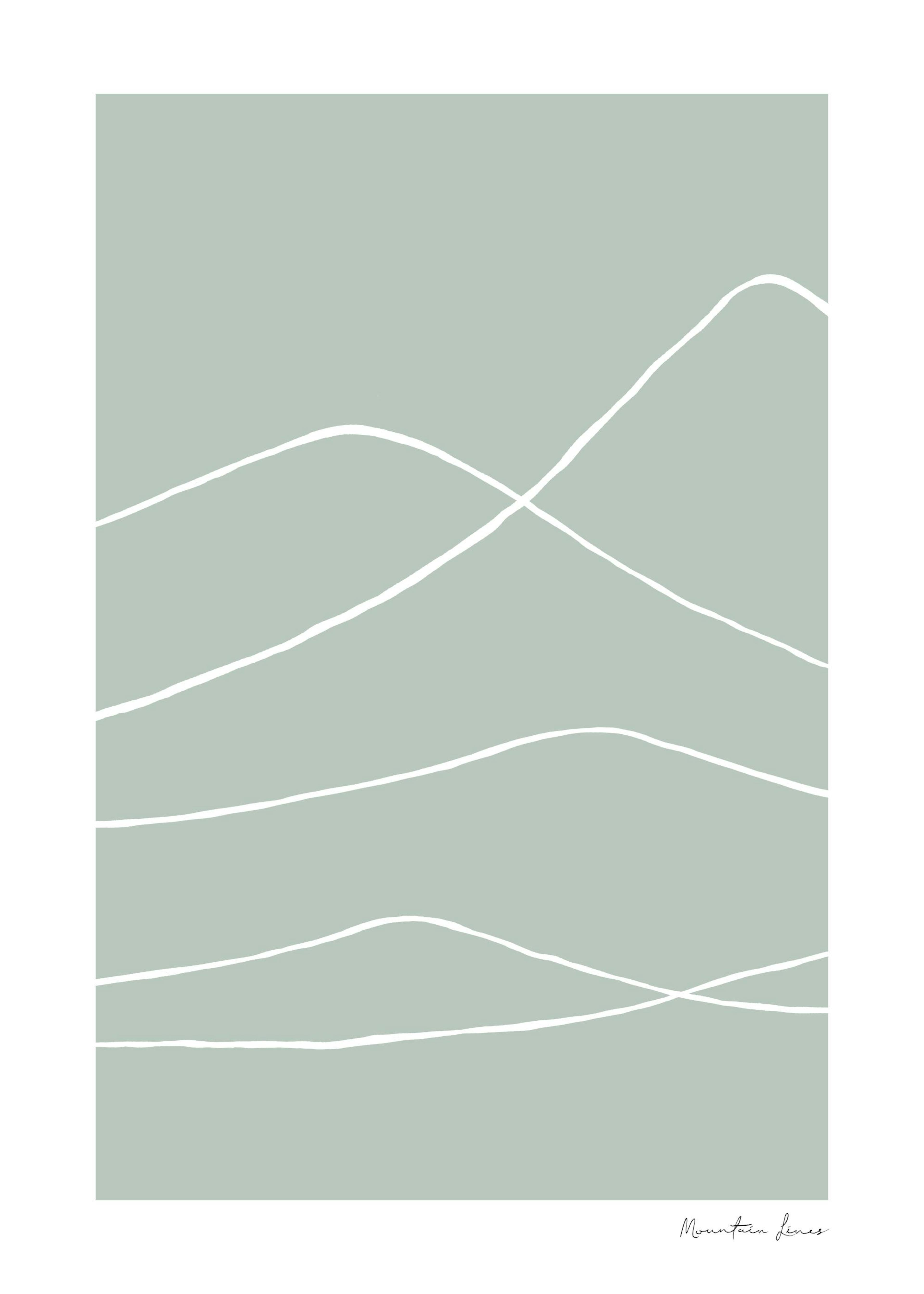 Mountain Lines Poster 0