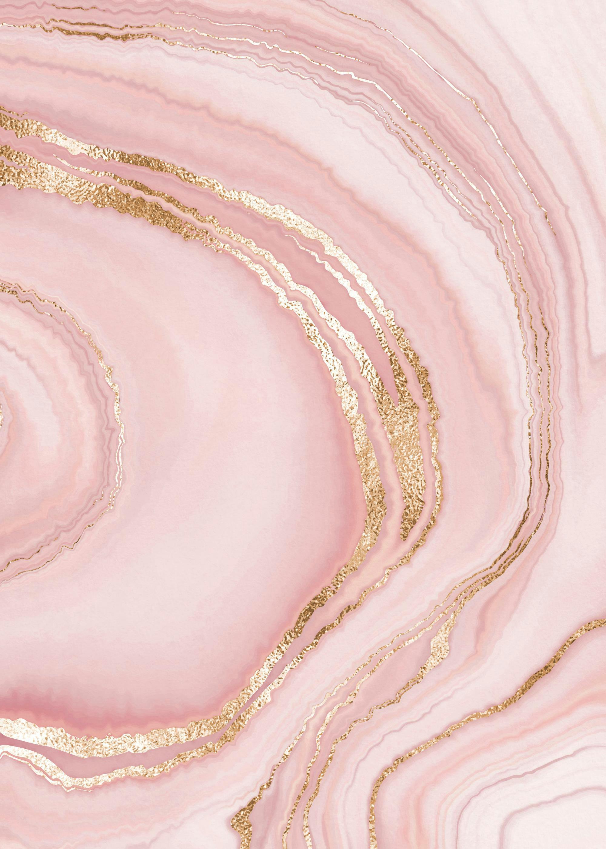 Golden pink No2 Plakat 0