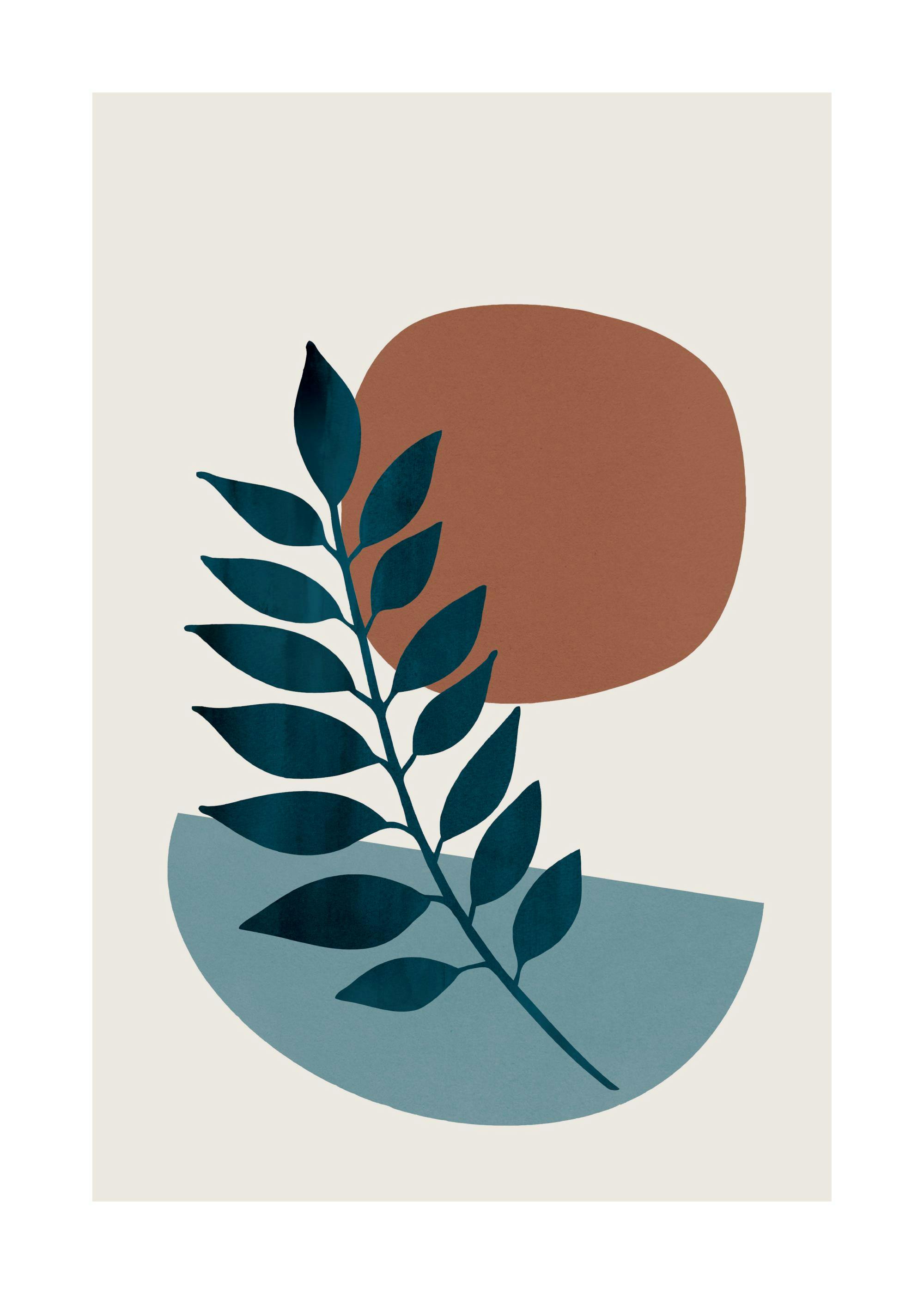 Botanical Shapes No1 Poster 0