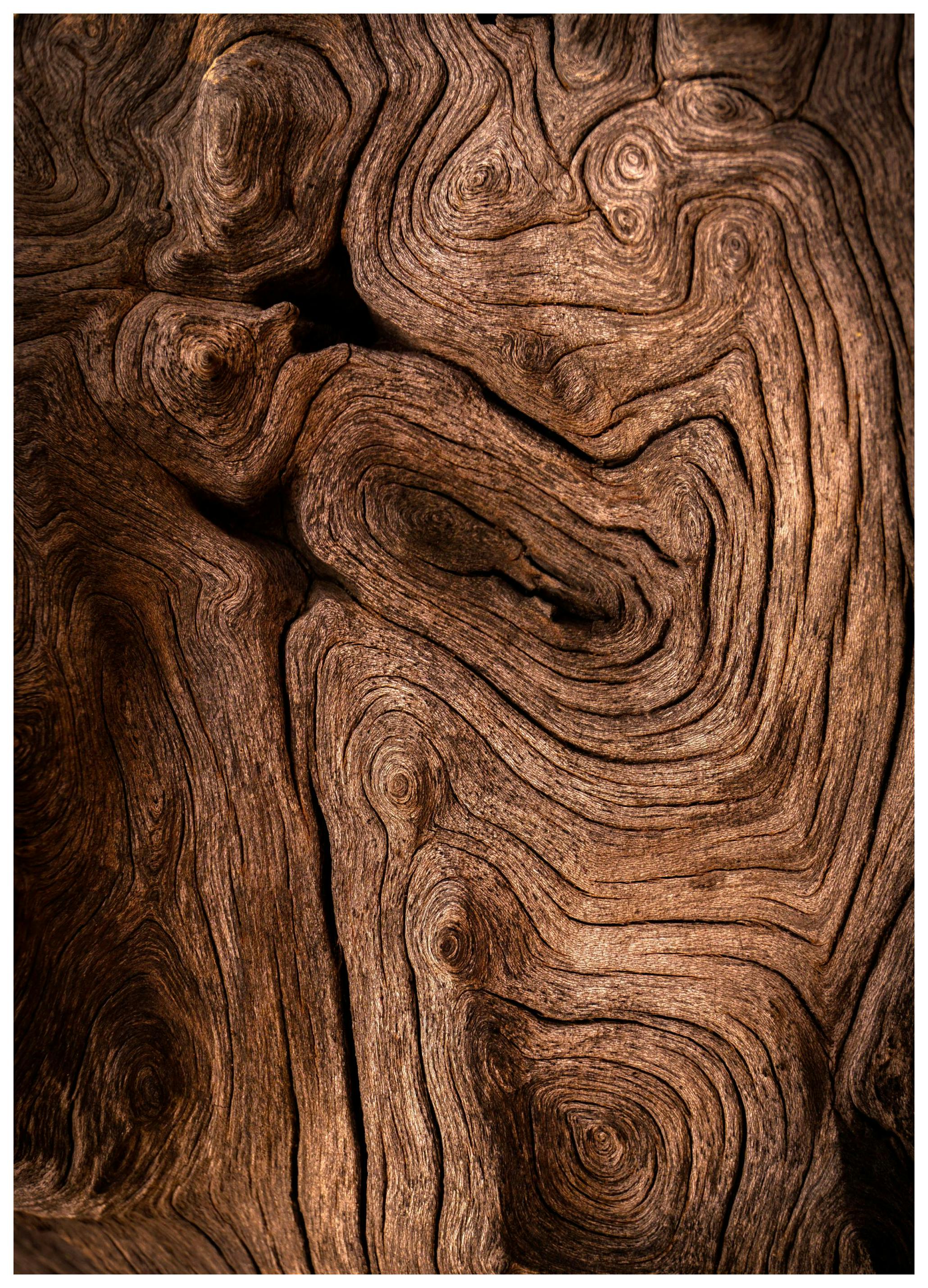 Oude Houtstructuur Poster (21x30 cm) - Poster Store