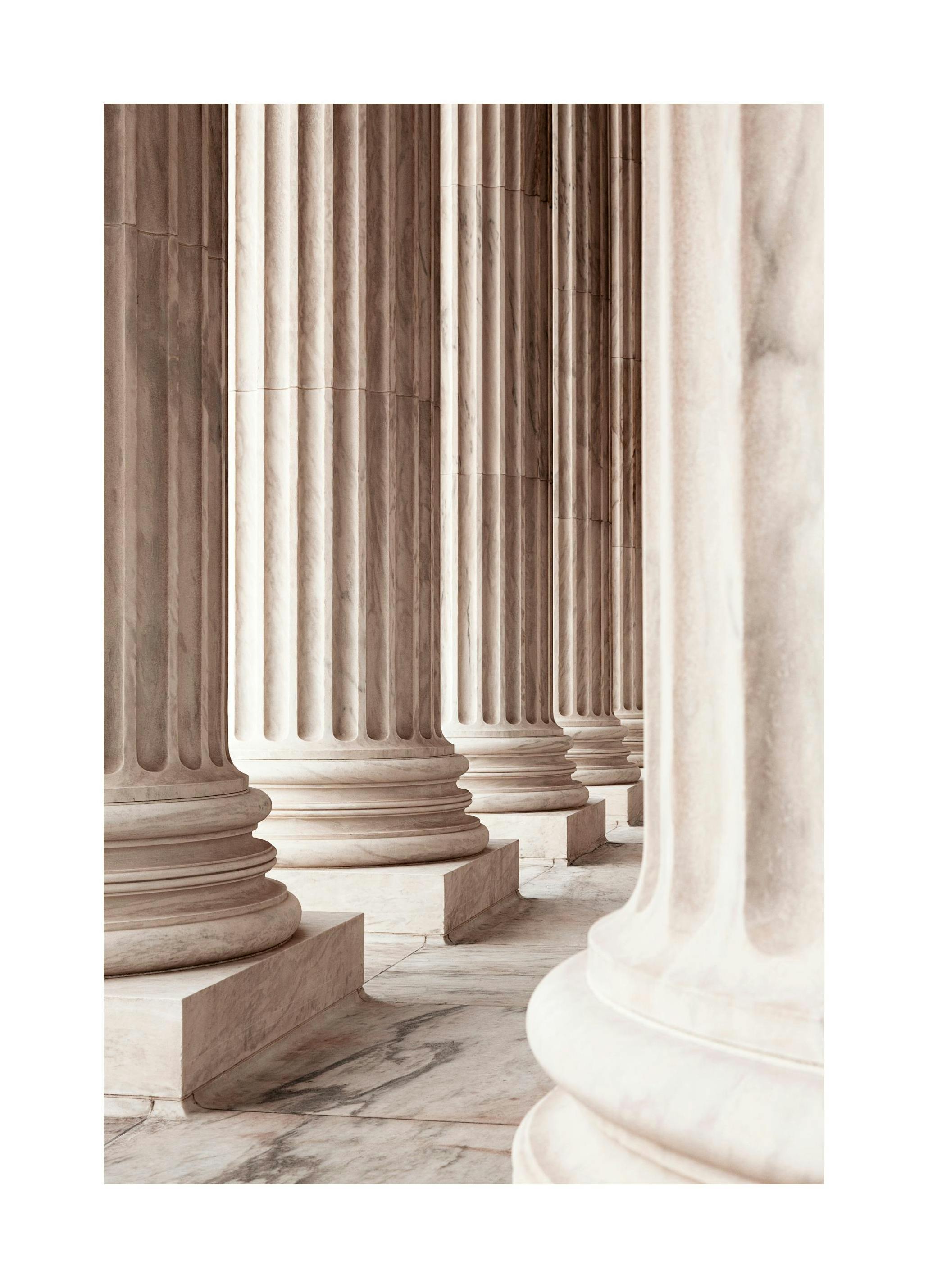 Pilliers Pierre Poster (30x40 cm) - Poster Store