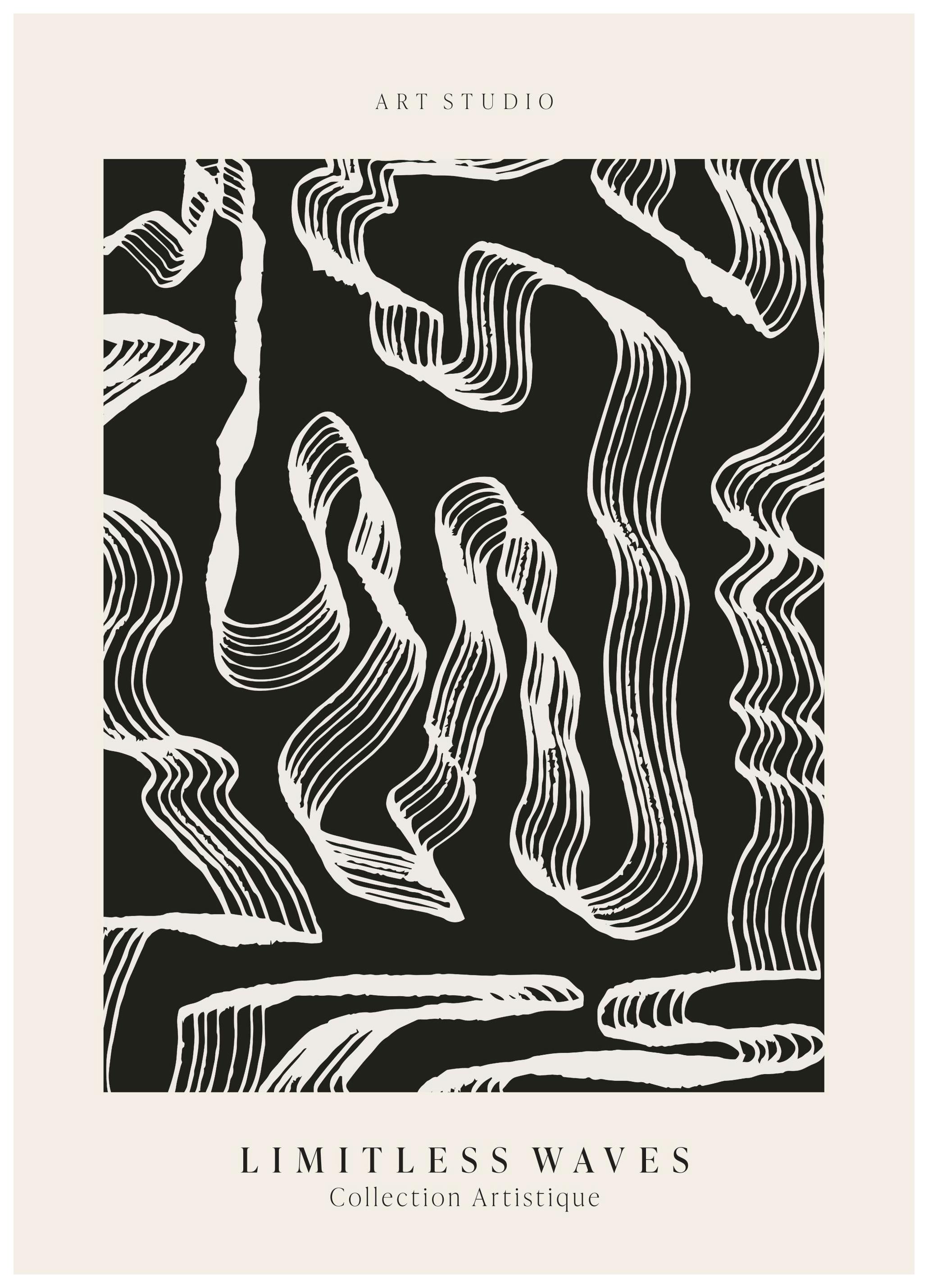 Limitless Waves Poster (30x40 cm) - Poster Store