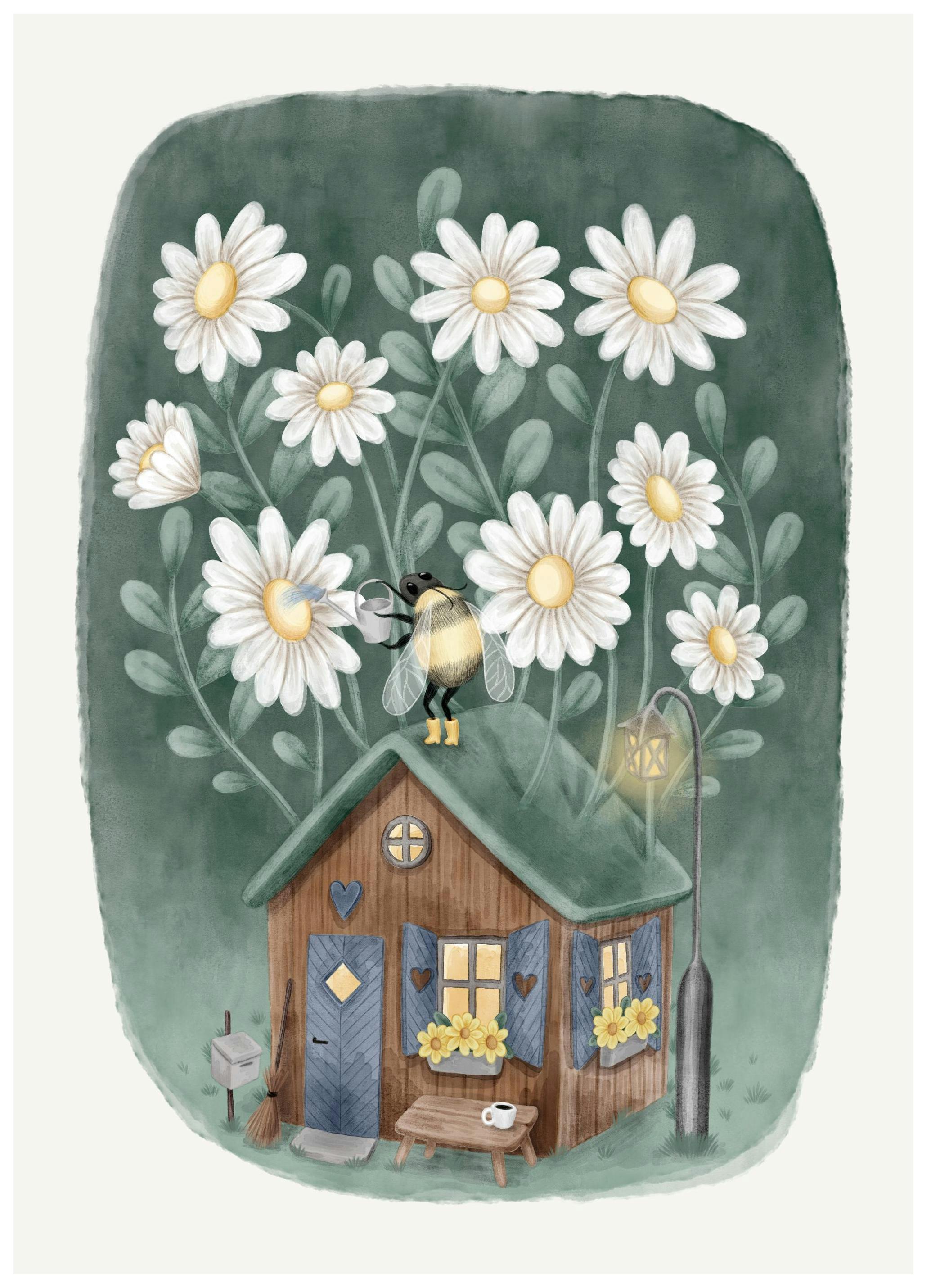 Pkakat Pszczoła W Butach (21x30 cm) - Poster Store