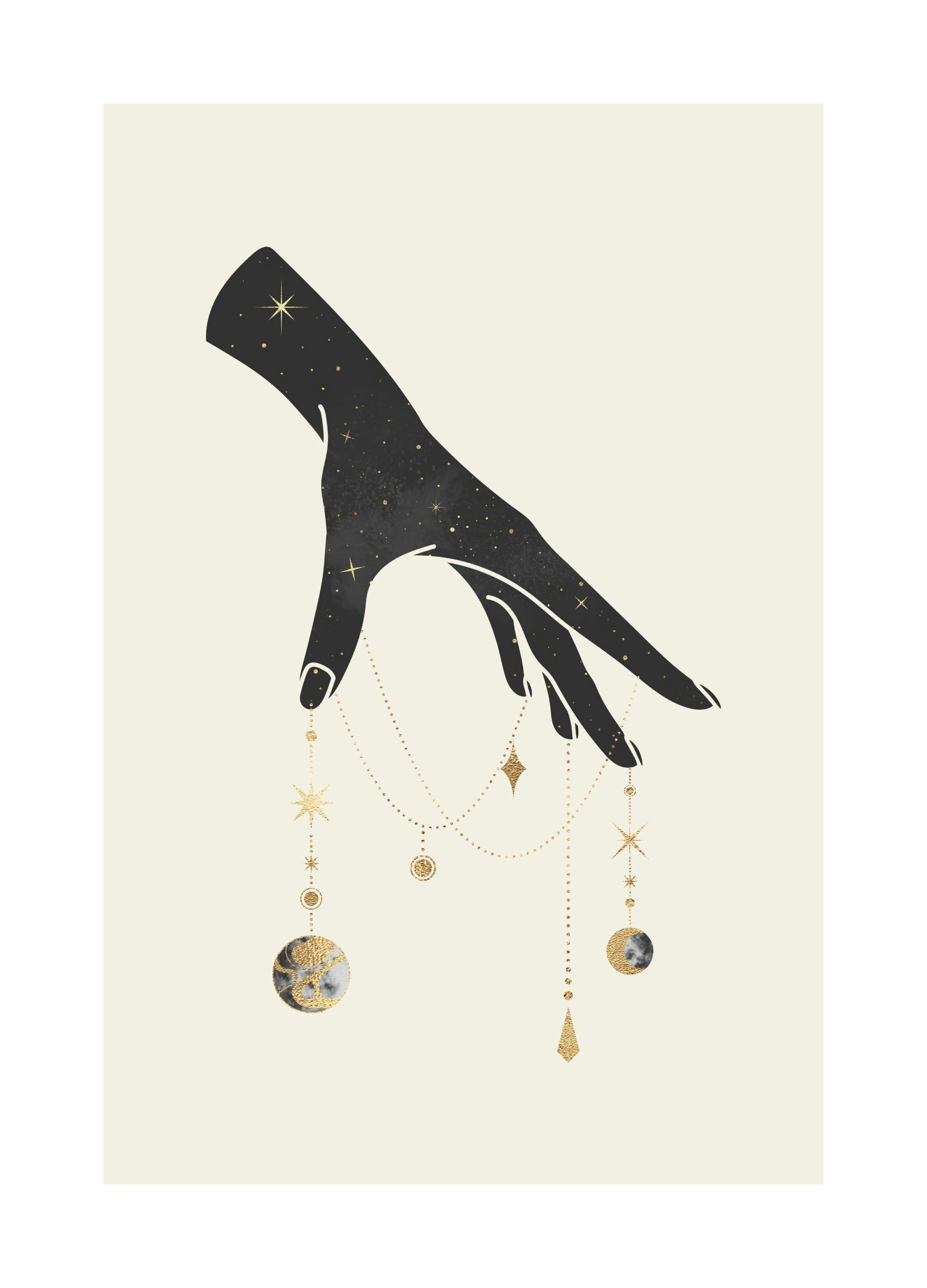 Magische Hand No1 Poster (30x40 cm) - Poster Store