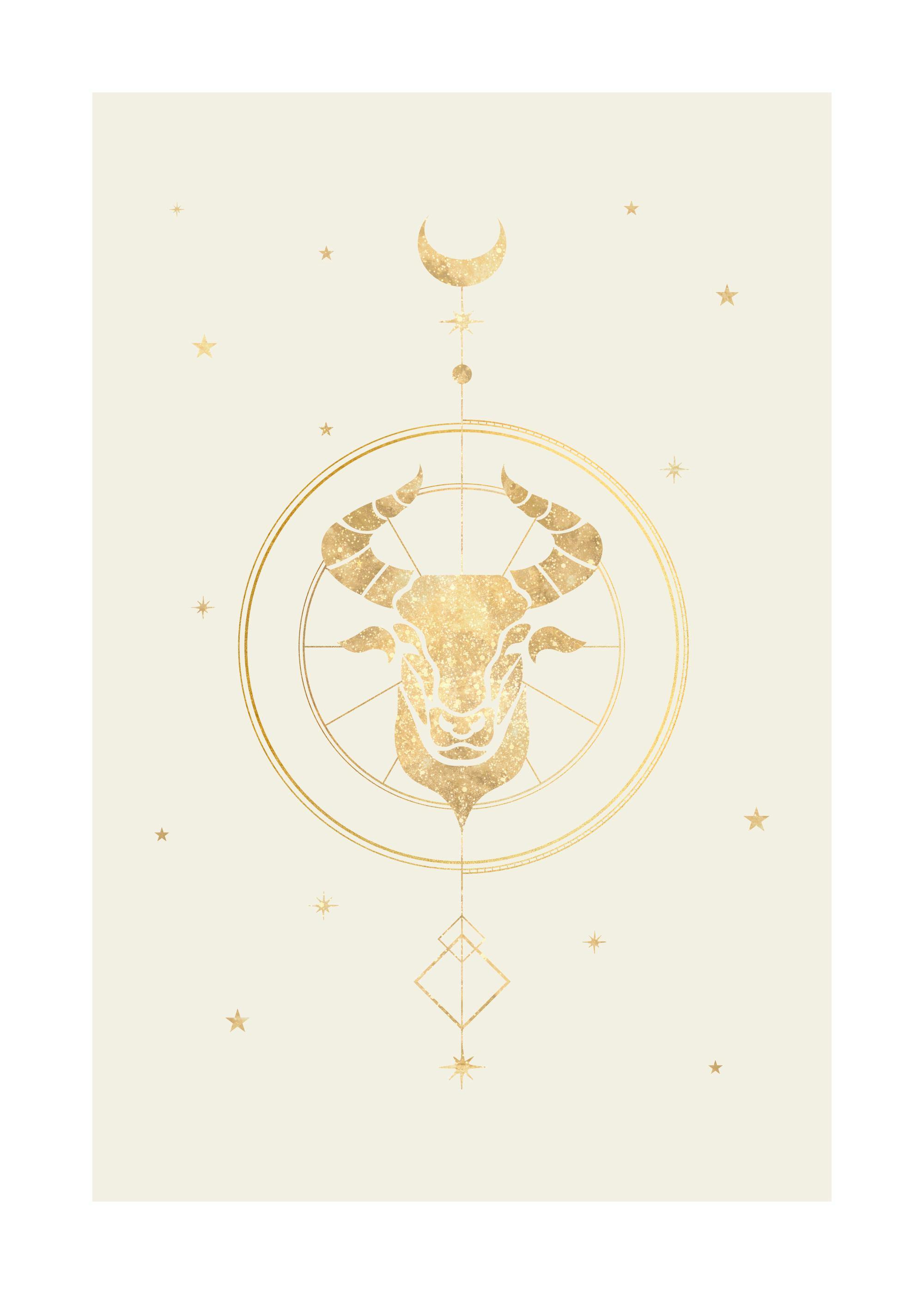 Oxen Stjärntecken Poster 0