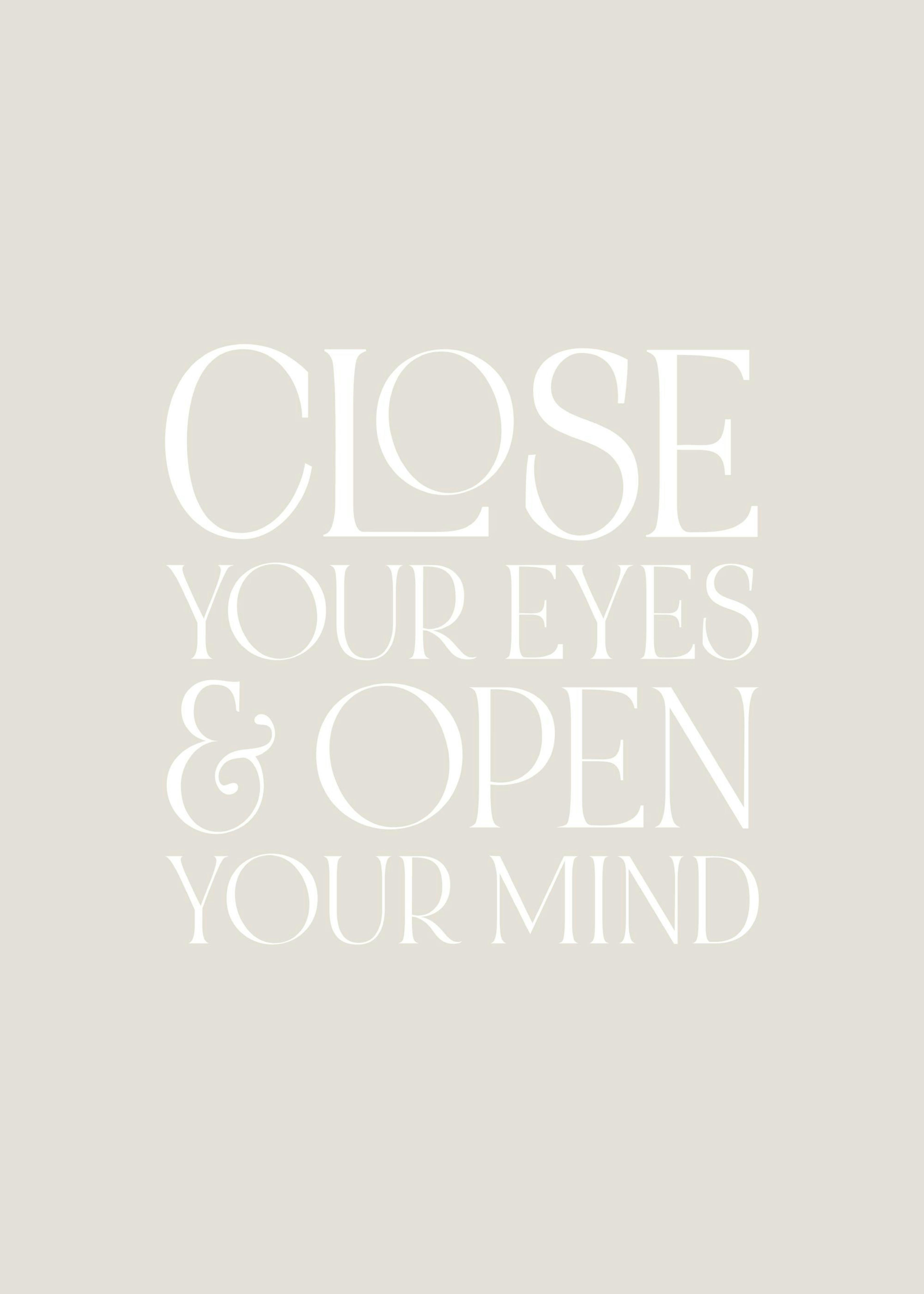 Open Your Mind Poster 0