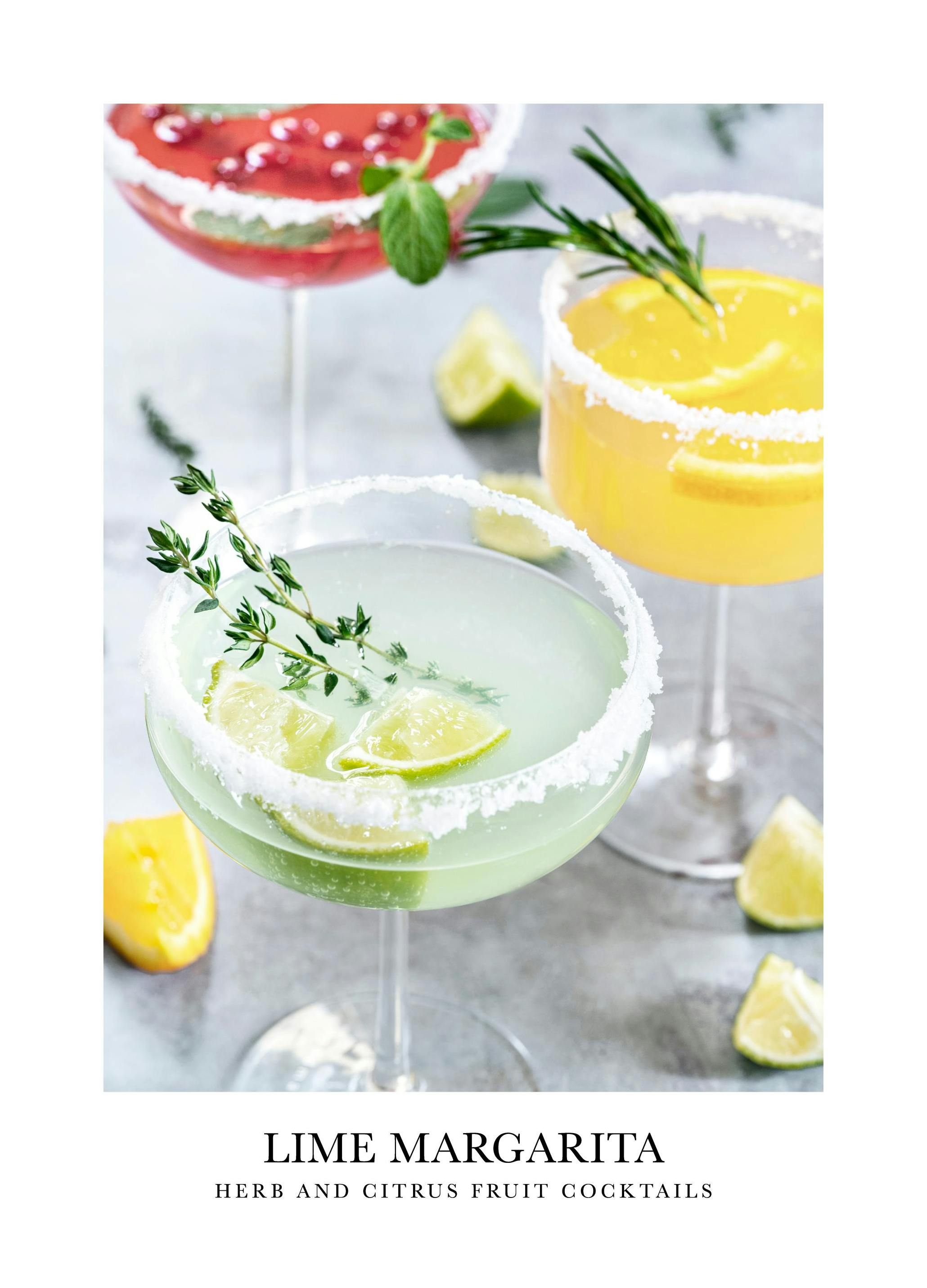 Lime Cocktail Poster (21x30 cm) - Poster Store