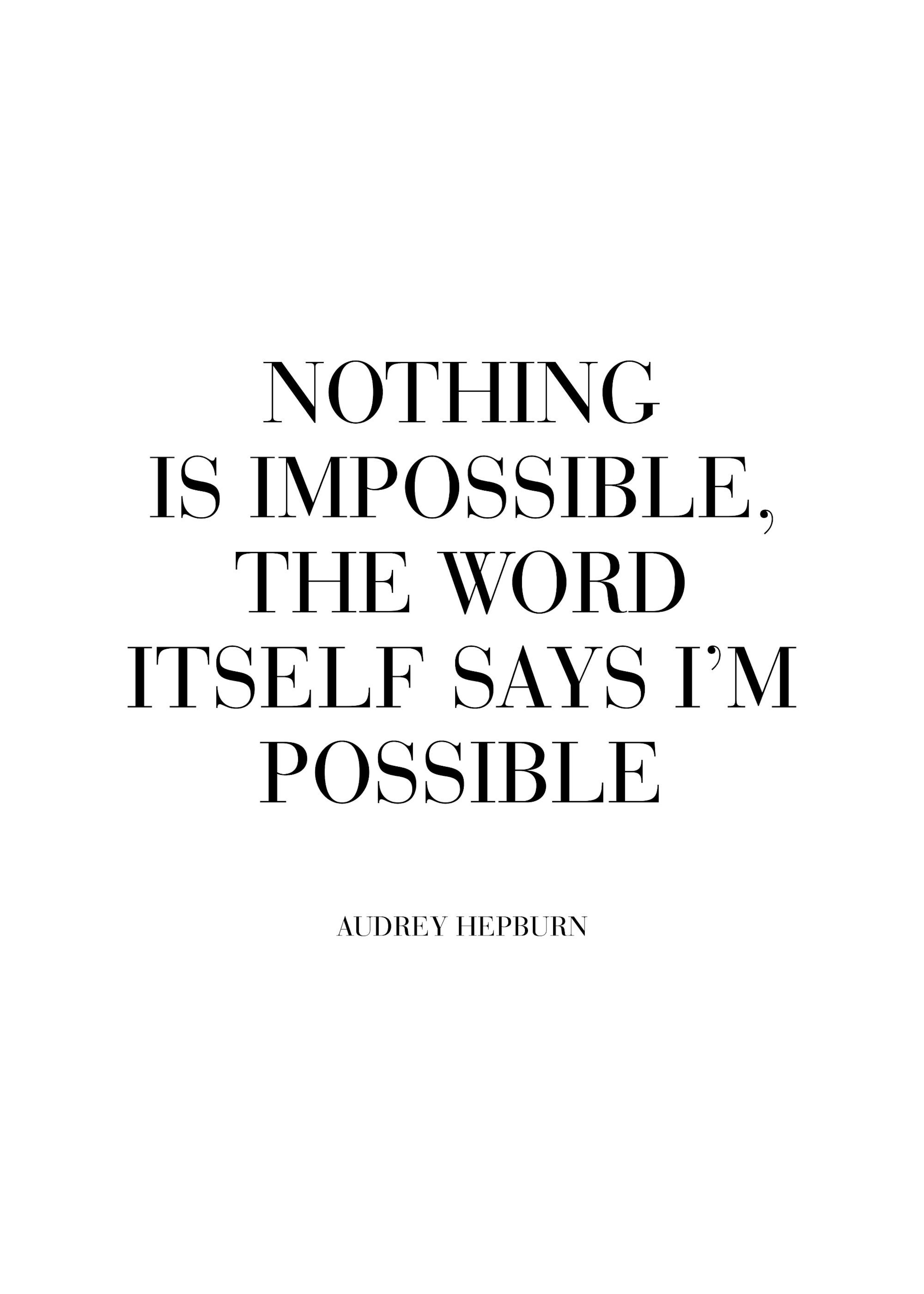 Nothing is Impossible Poster 0