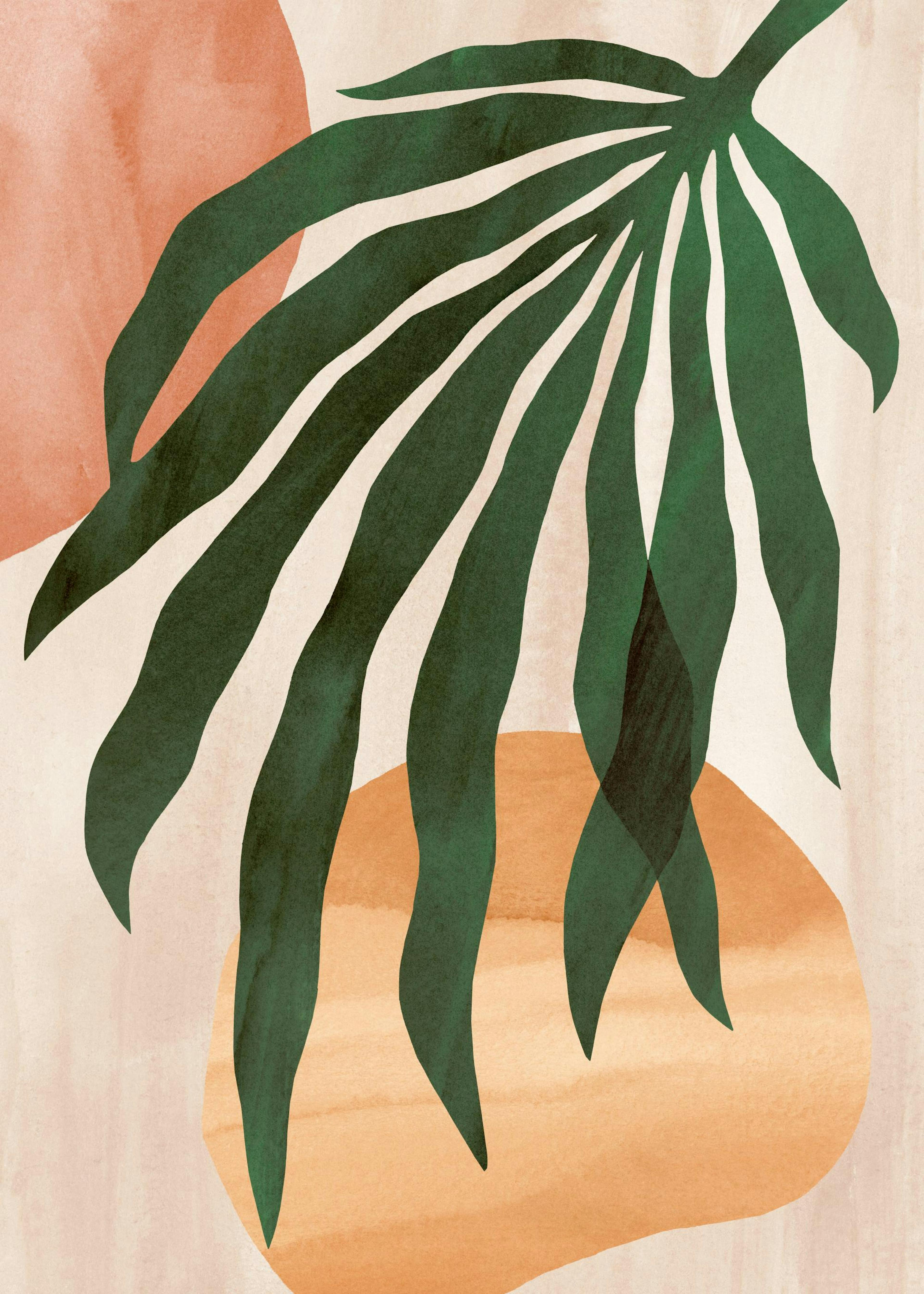 Feuille Abstraite Poster 0