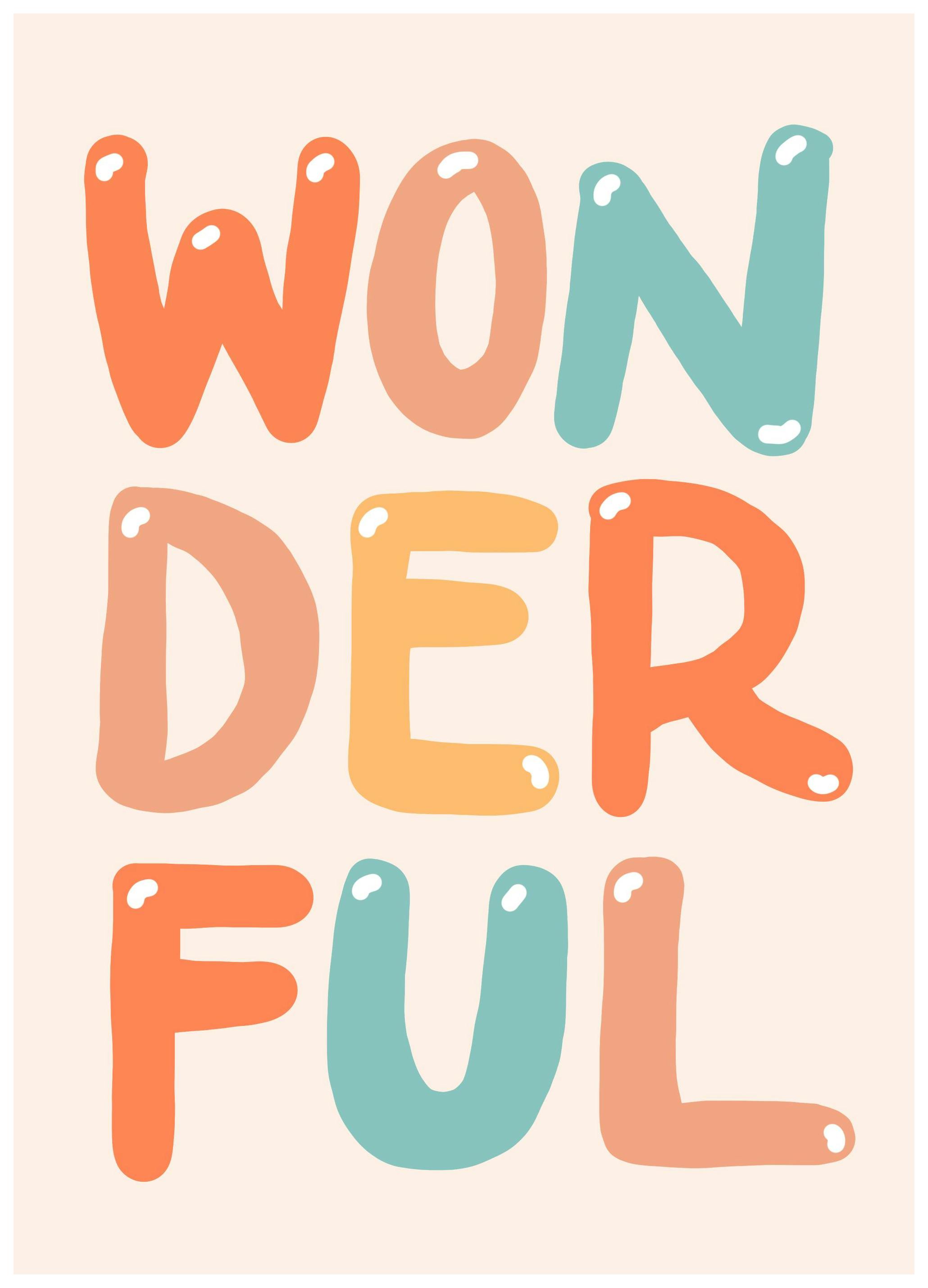 Wonderful Poster (50x70 cm) - Poster Store