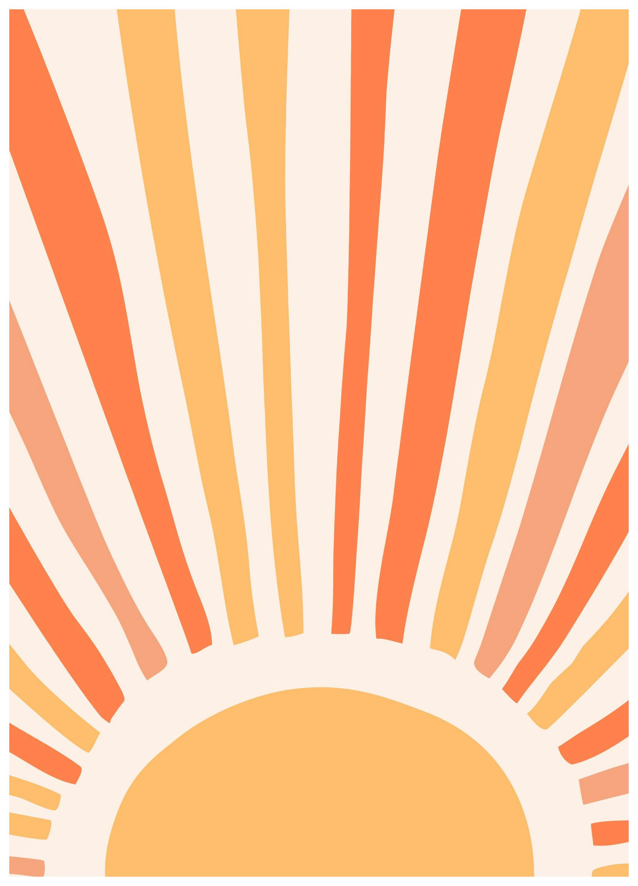 Soleil Coloré Poster (50x70 cm) - Poster Store