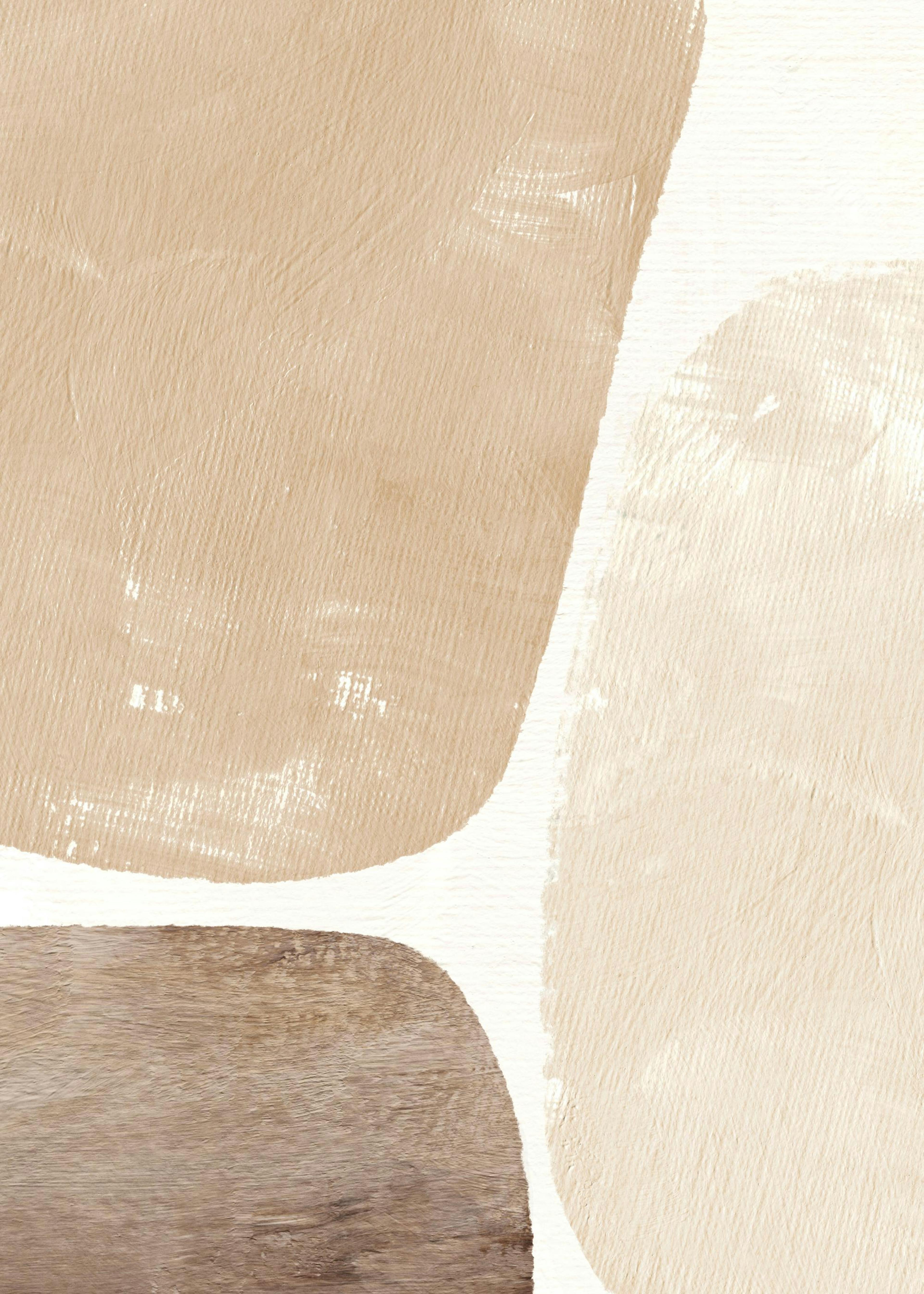 Beige Fargefelt Poster 0