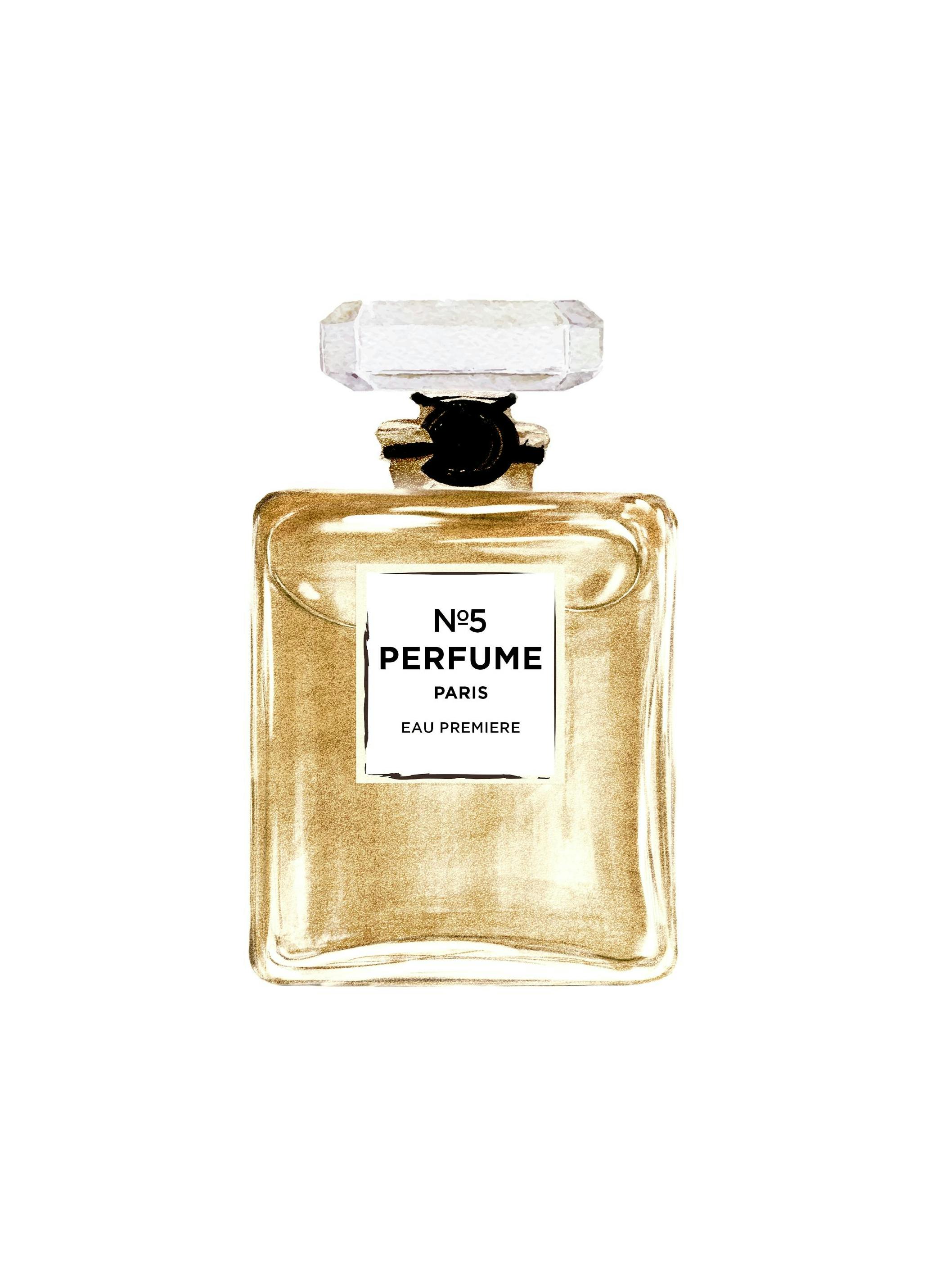 Gouden Parfum Poster (21x30 cm) - Poster Store