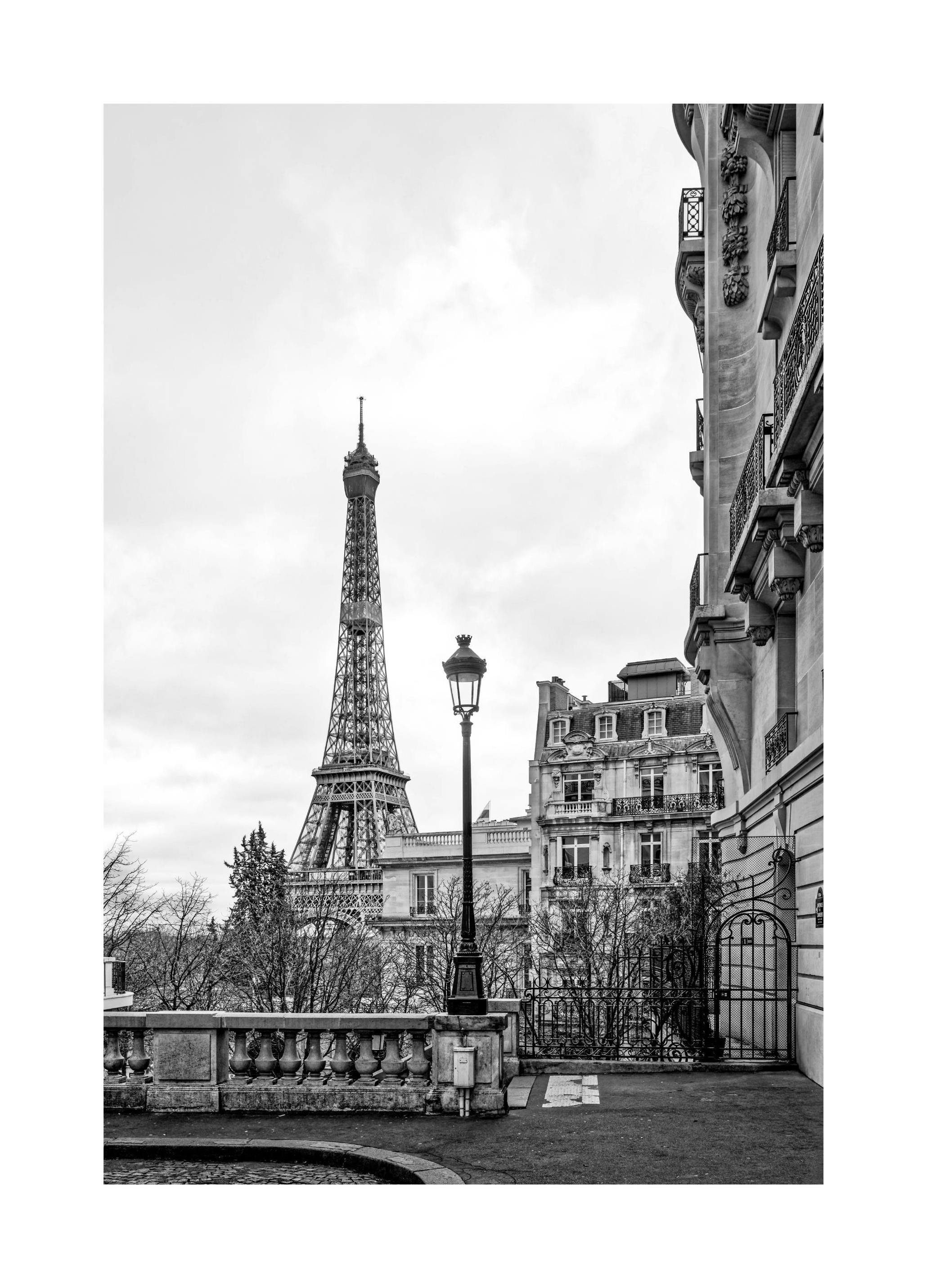 Paris Gate Utsikt Poster (30x40 cm) - Poster Store