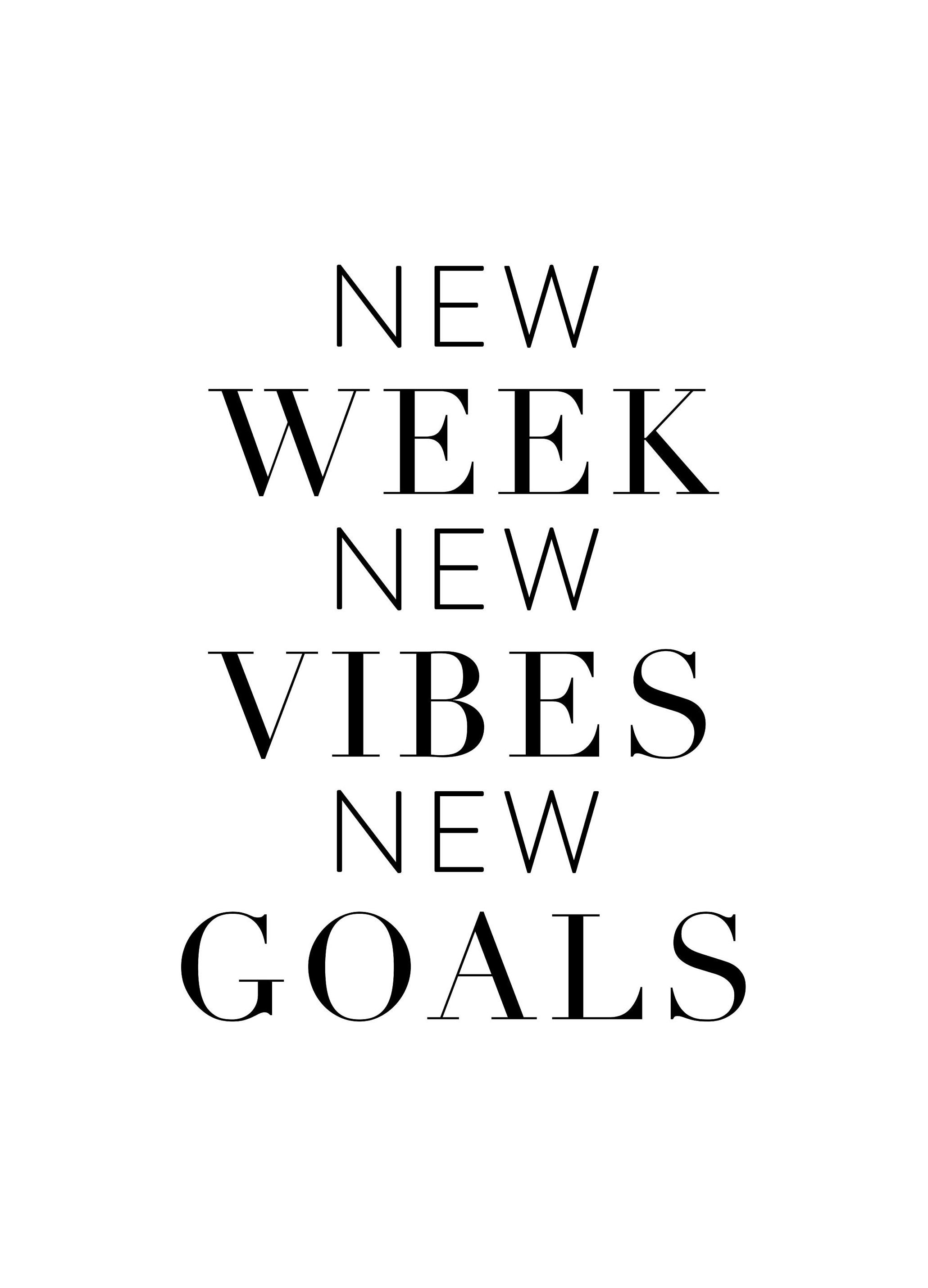 Prints New Goals Poster (21x30 cm) - Poster Store