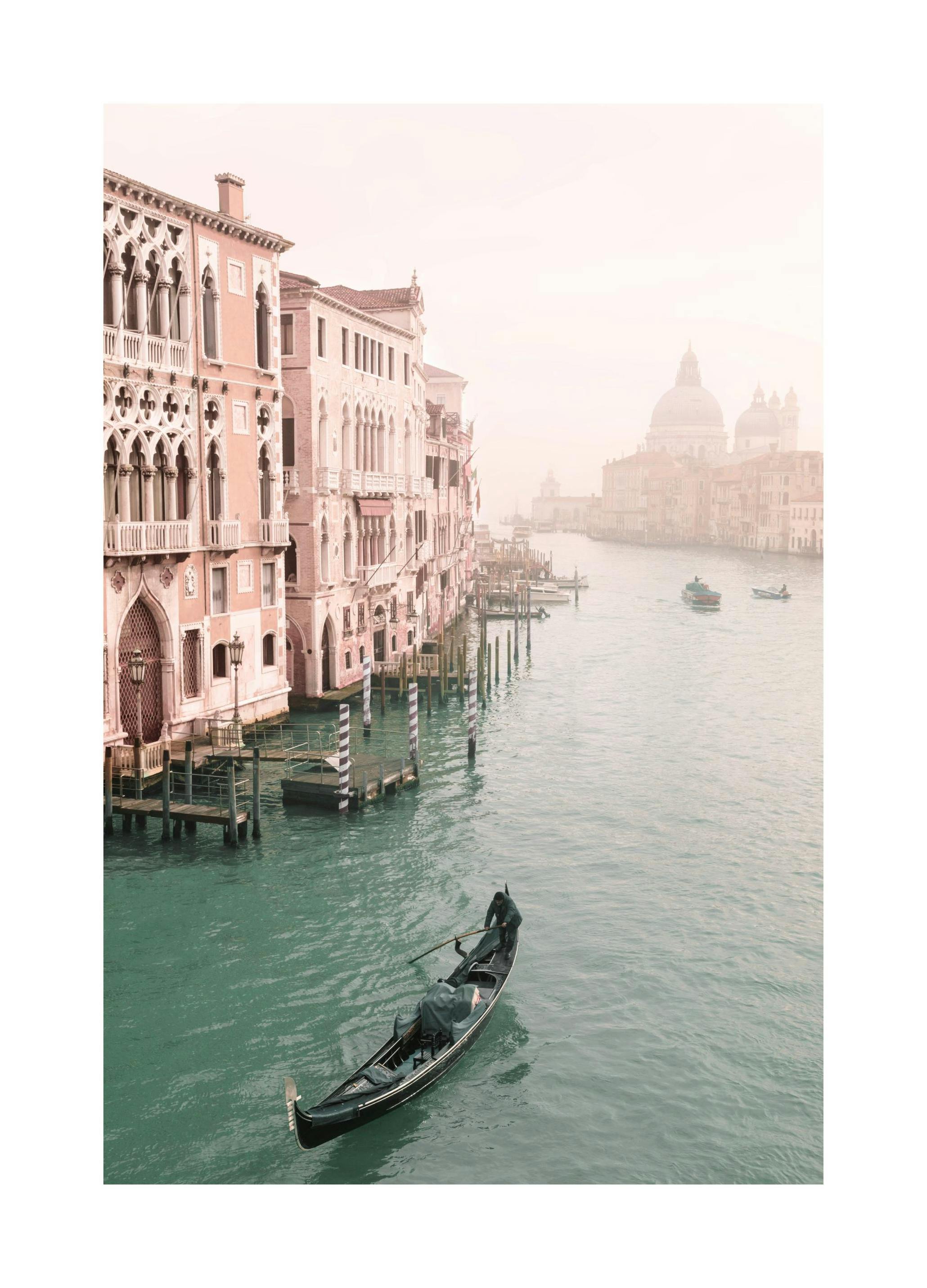 Prints Venice Gondola Poster (30x40 cm) - Poster Store