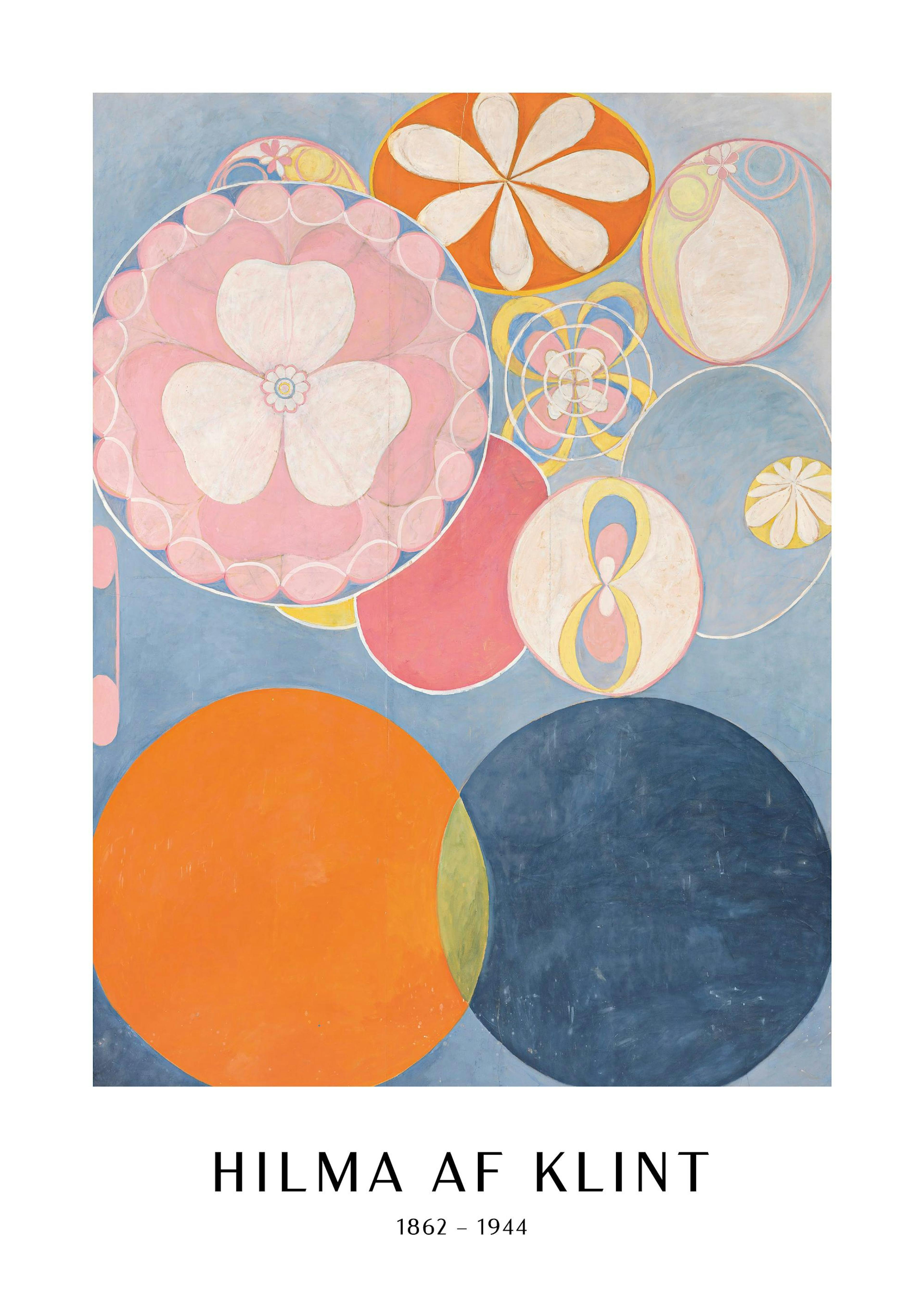 POSTER - THE TEN LARGEST, CHILDHOOD, NO. 2 BY HILMA AF KLINT 0
