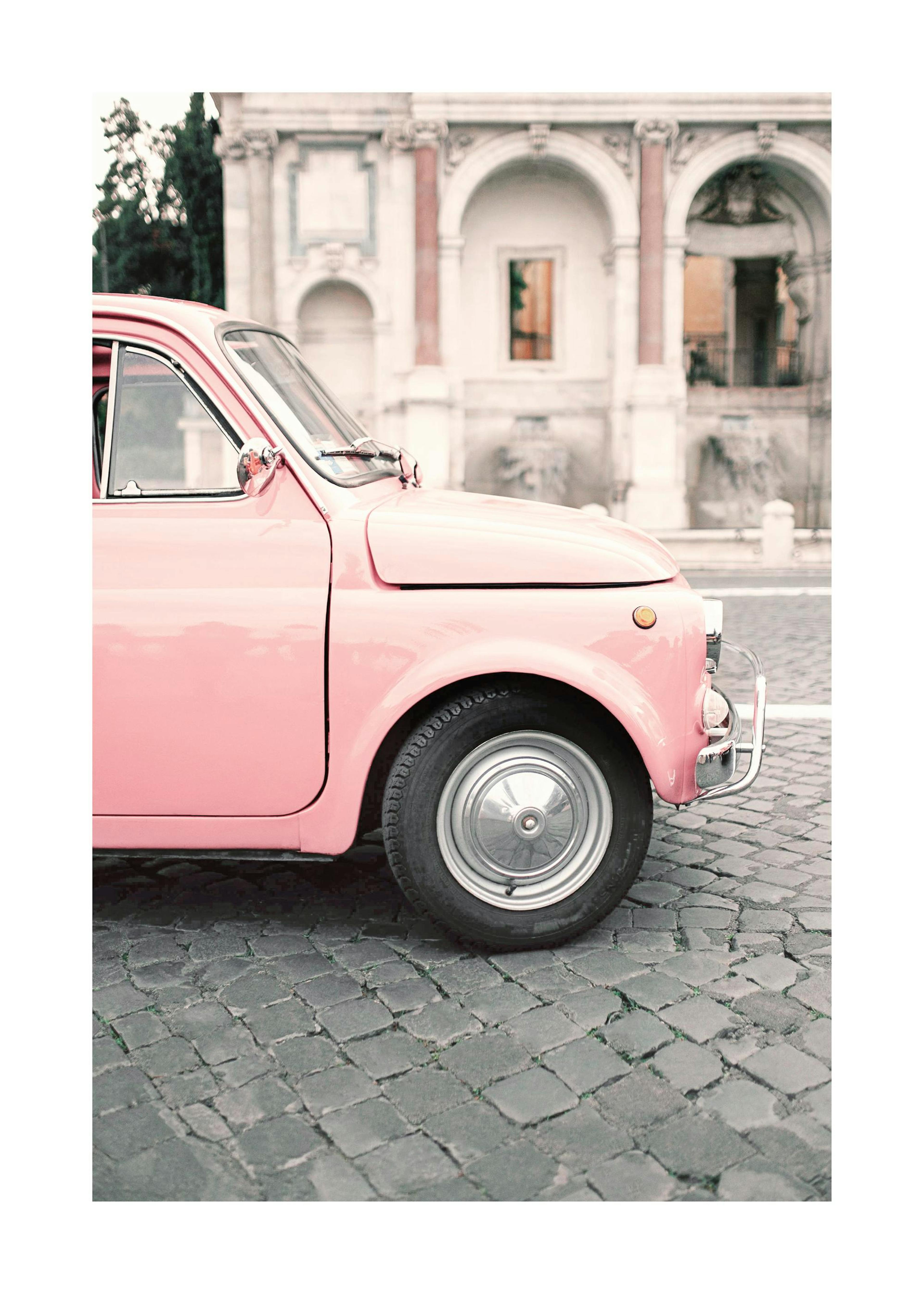 Pink Car Poster 0
