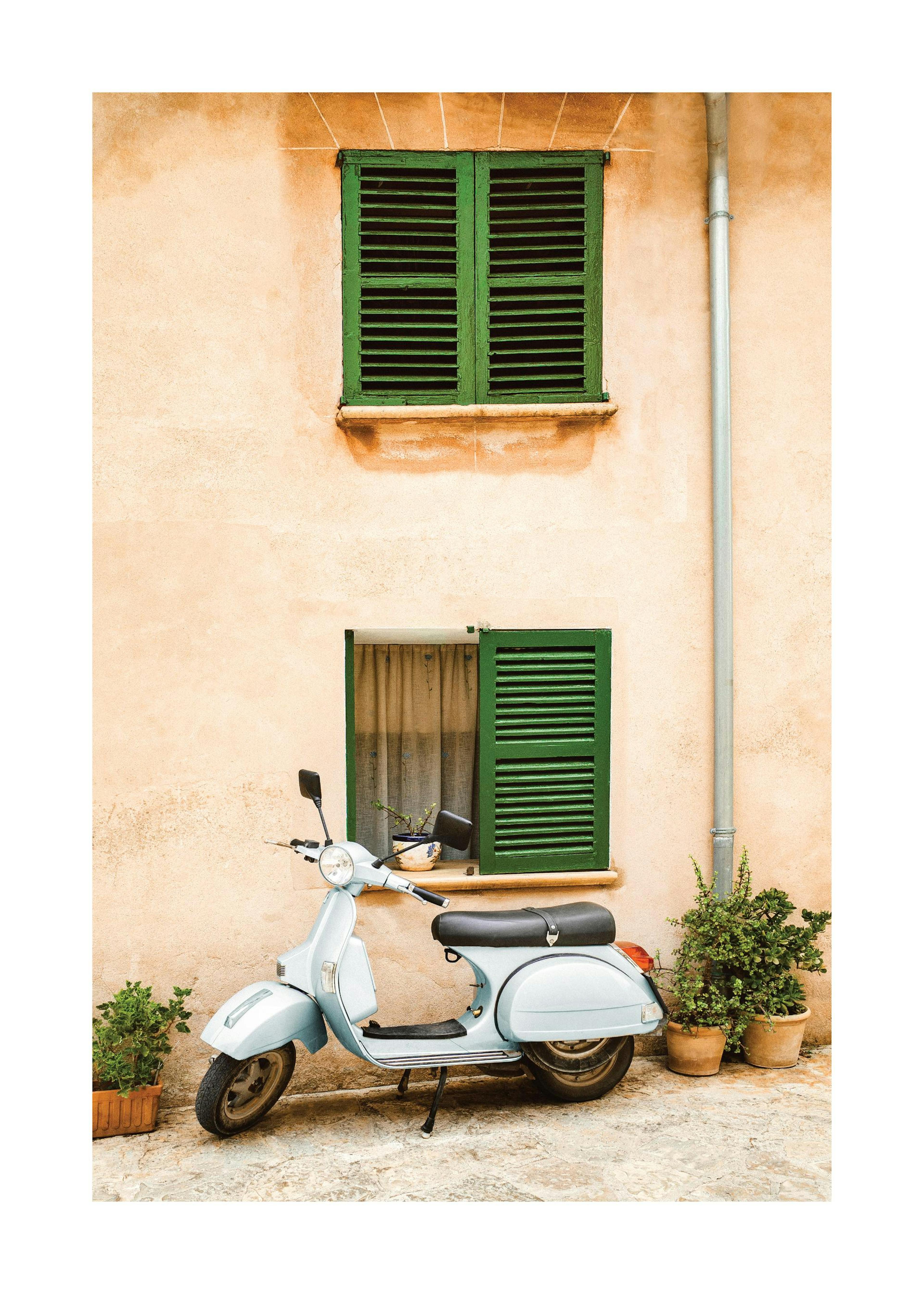 Sscooter blu Poster 0