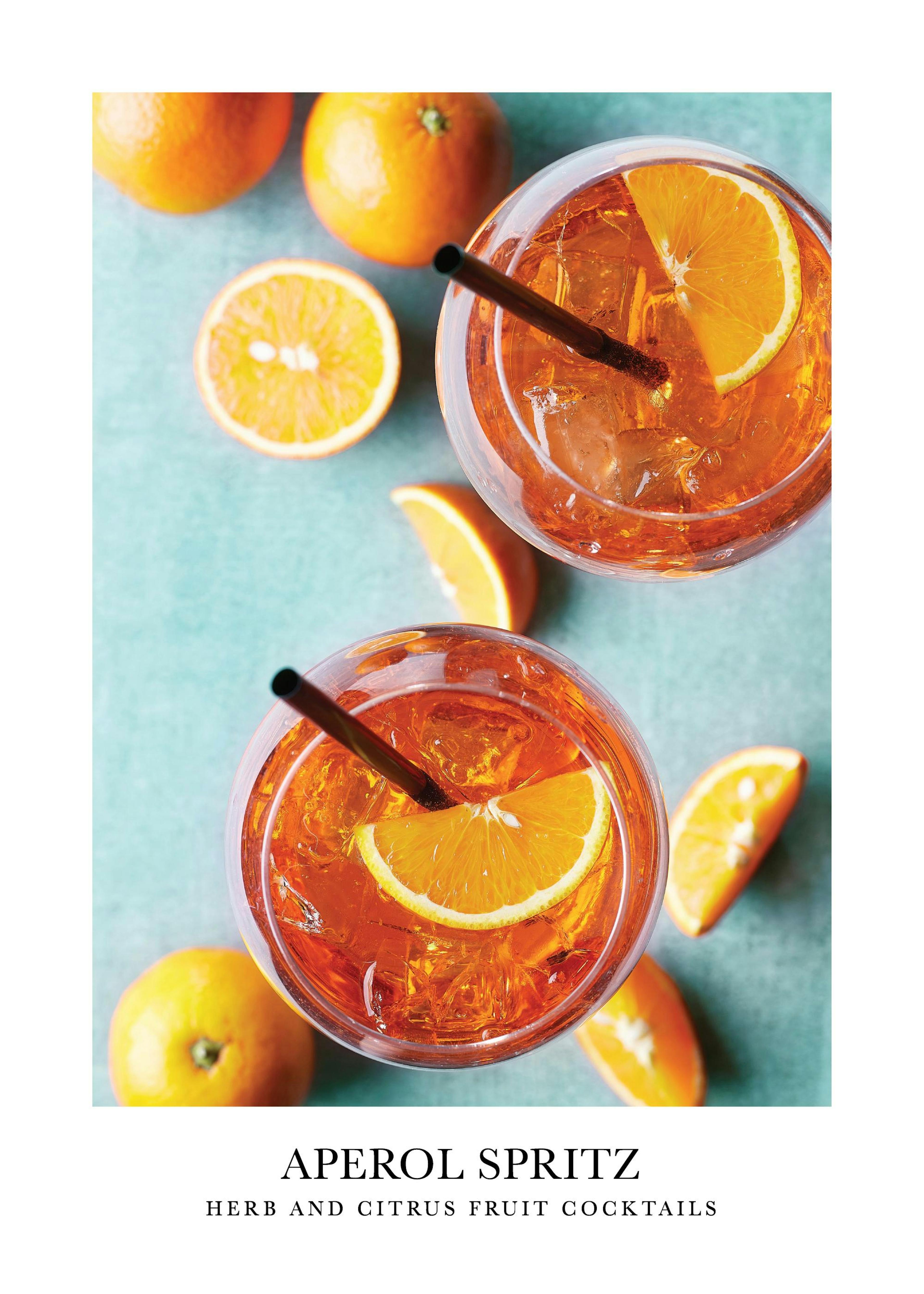 Aperol Spritz Cocktail Poster 0