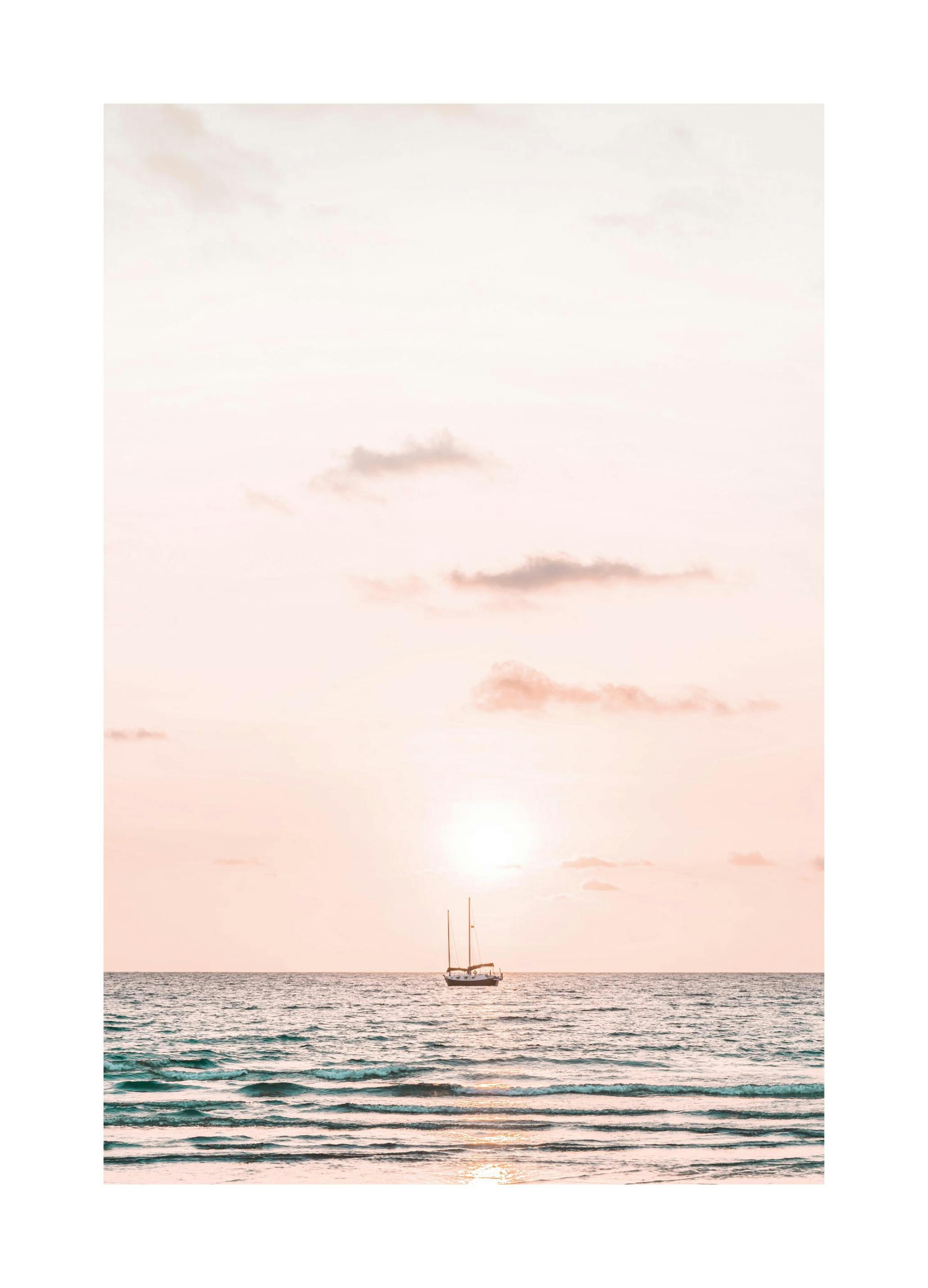 Prints Calm Sunset Ocean Poster (30x40 cm) - Poster Store
