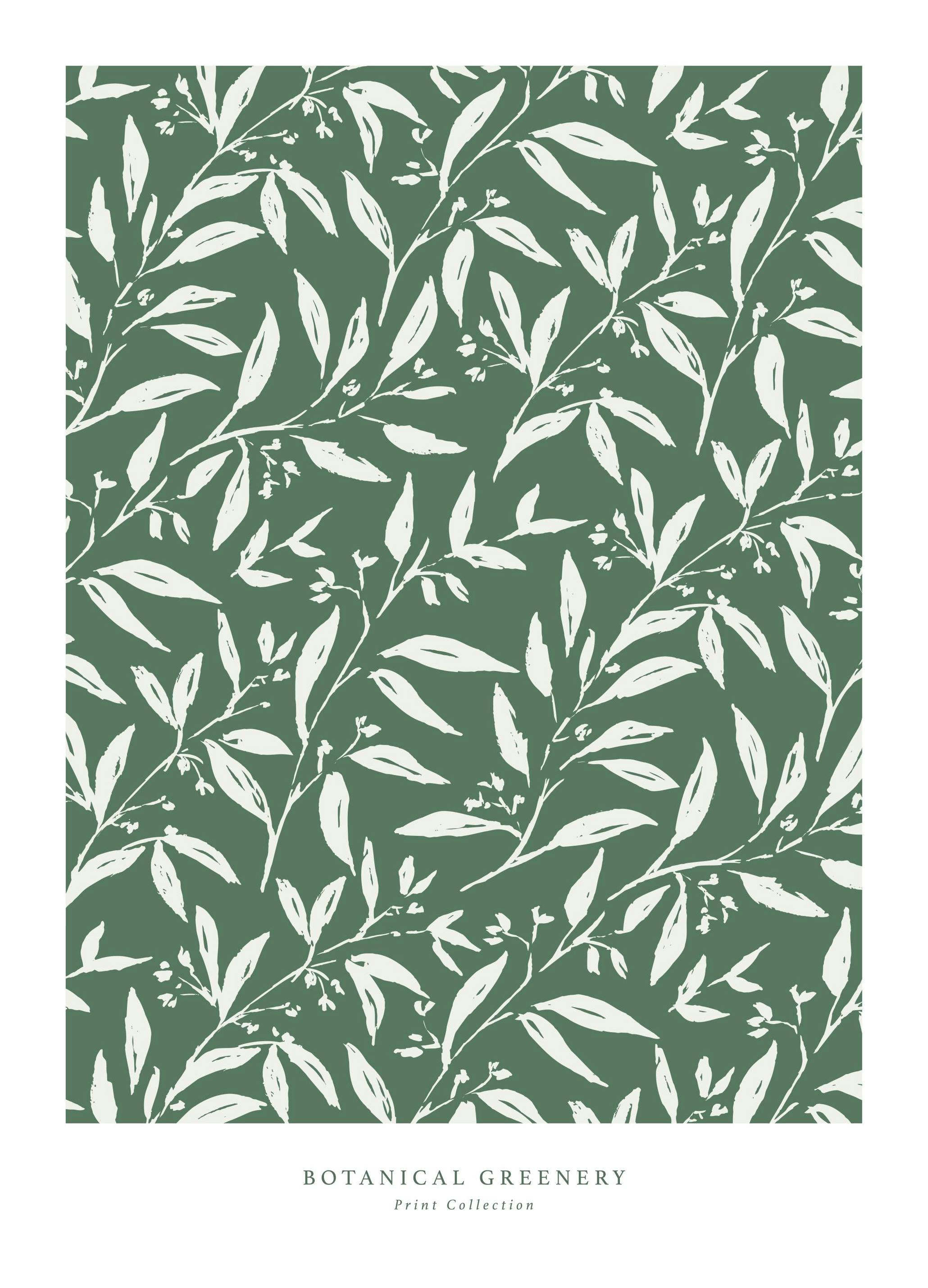 Botanical Greenery No1 Poster (30x40 cm) - Poster Store