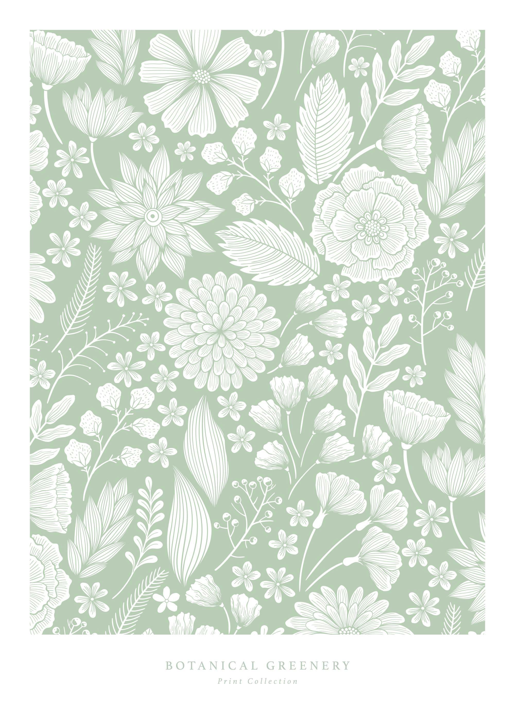 Botaniczna Zieleń No2 Plakat 0