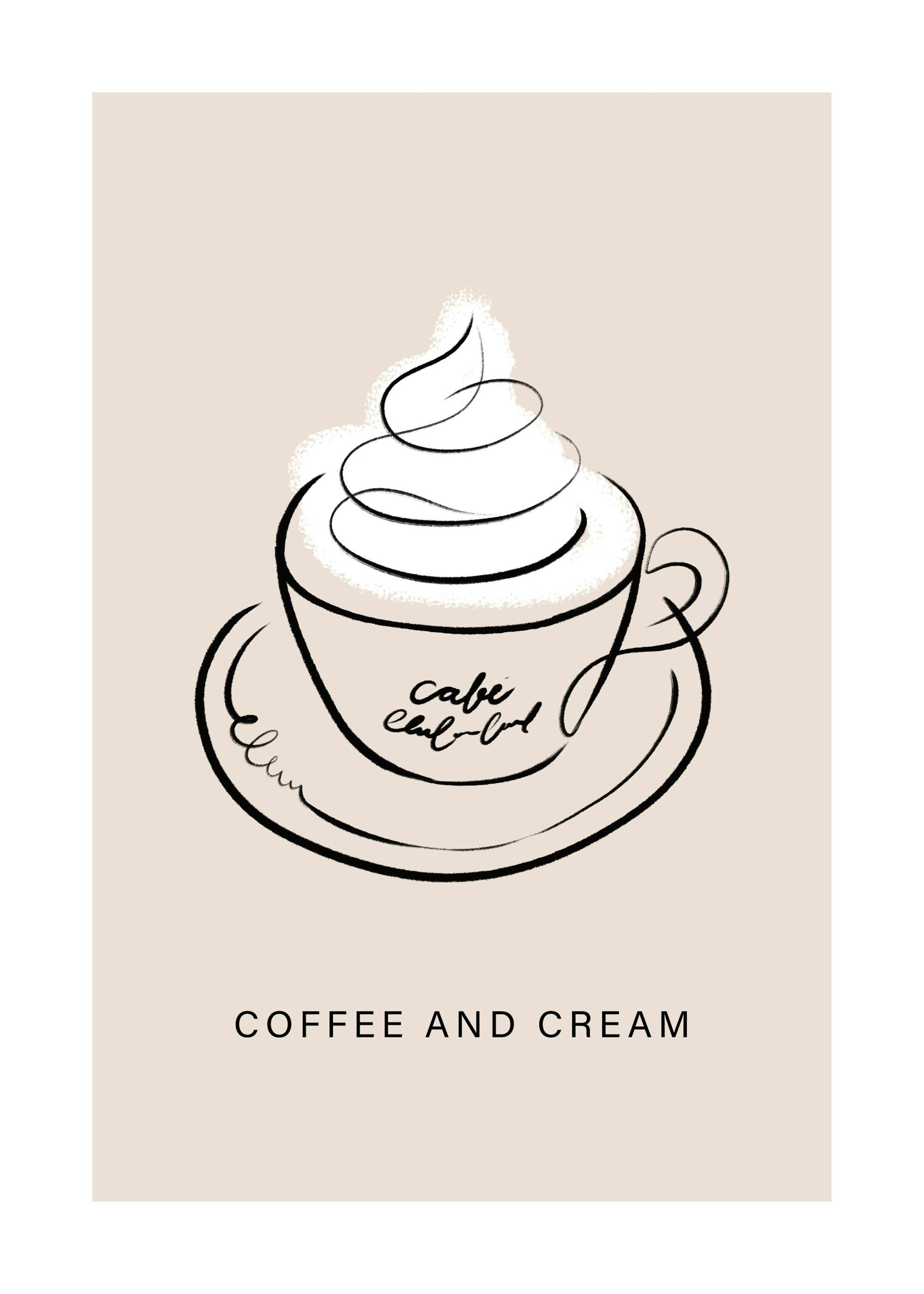 Kaffee und Sahne Poster 0