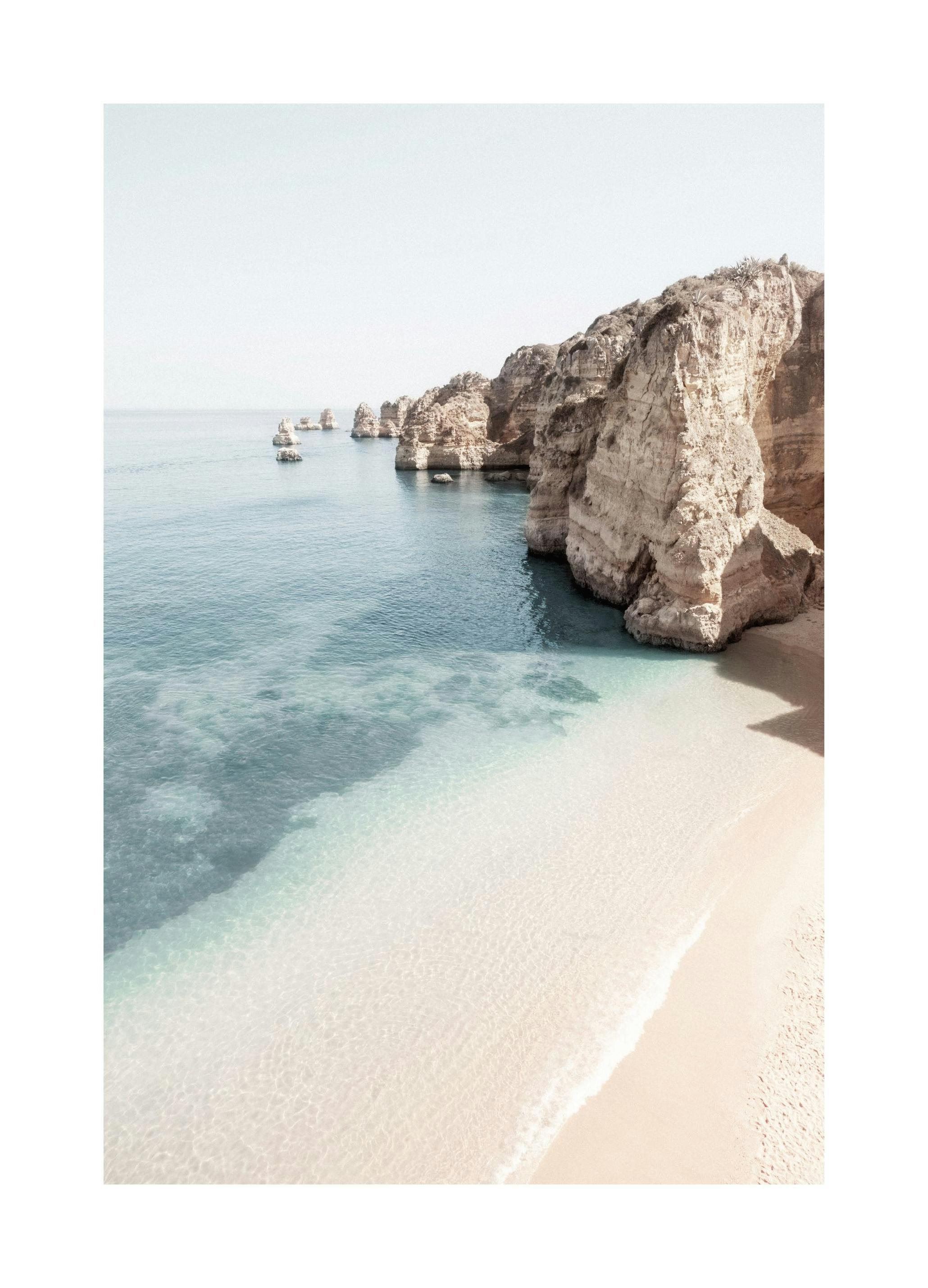 Manifesto della spiaggia di Lagos (50x70 cm) - Poster Store