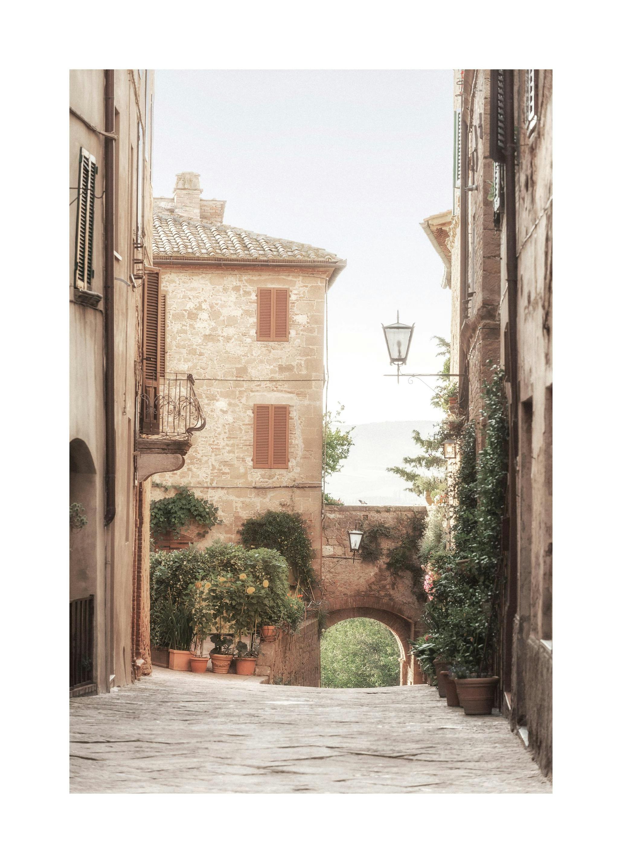 Poster van de oude stad van Italië (30x40 cm) - Poster Store