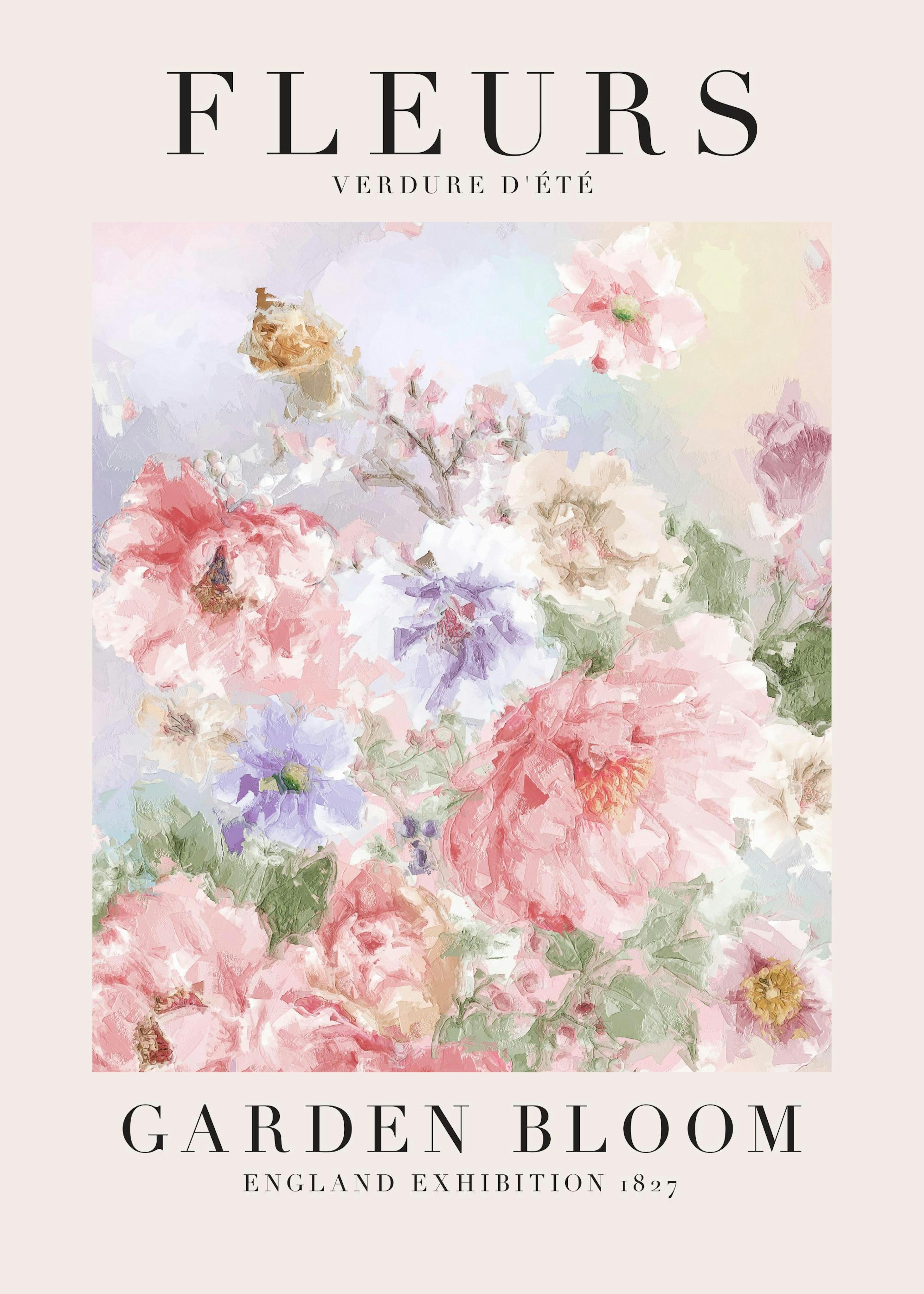 Poster per la fioritura del giardino 0