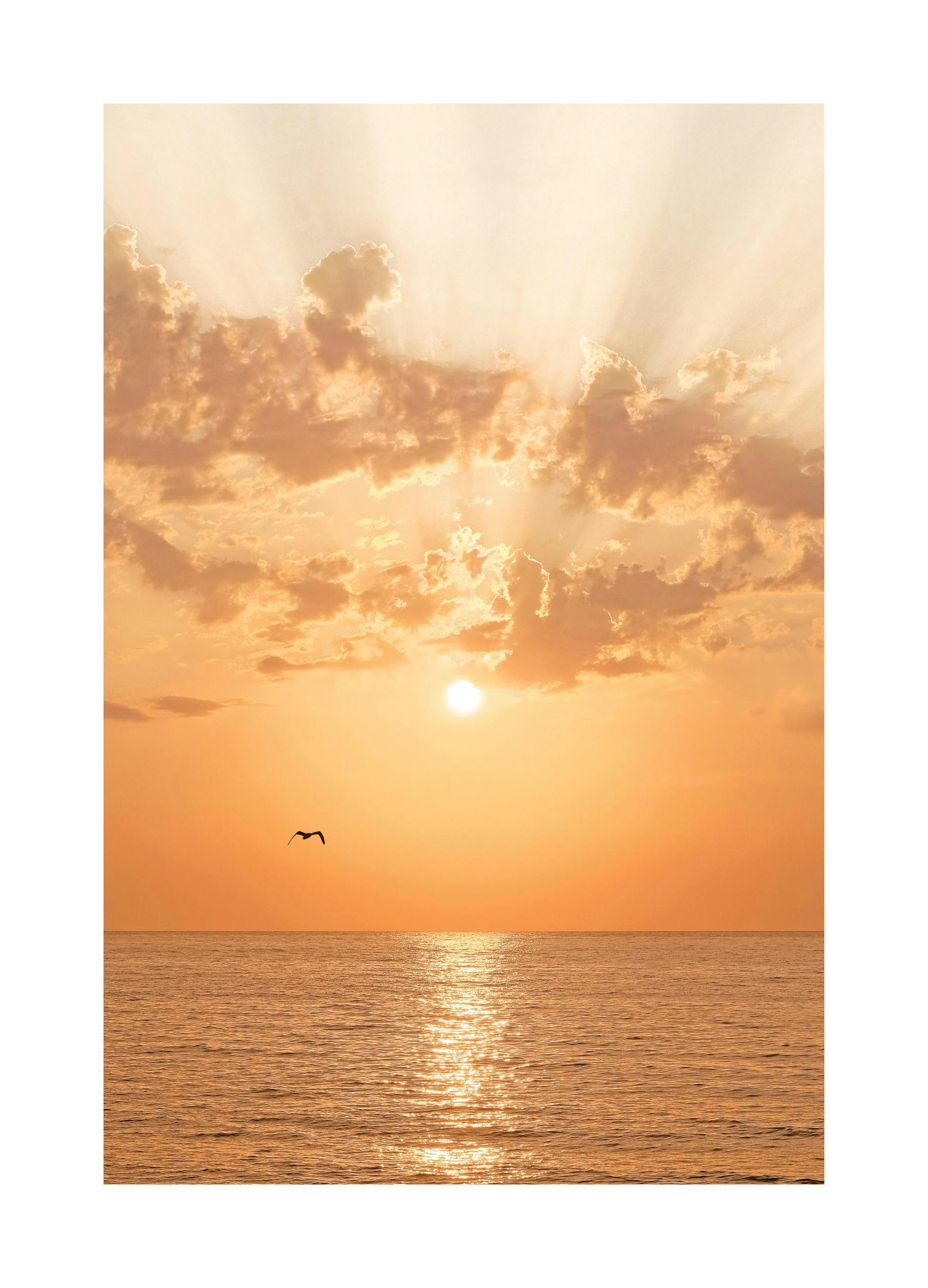 Prints Orange Sunset Poster (30x40 cm) - Poster Store